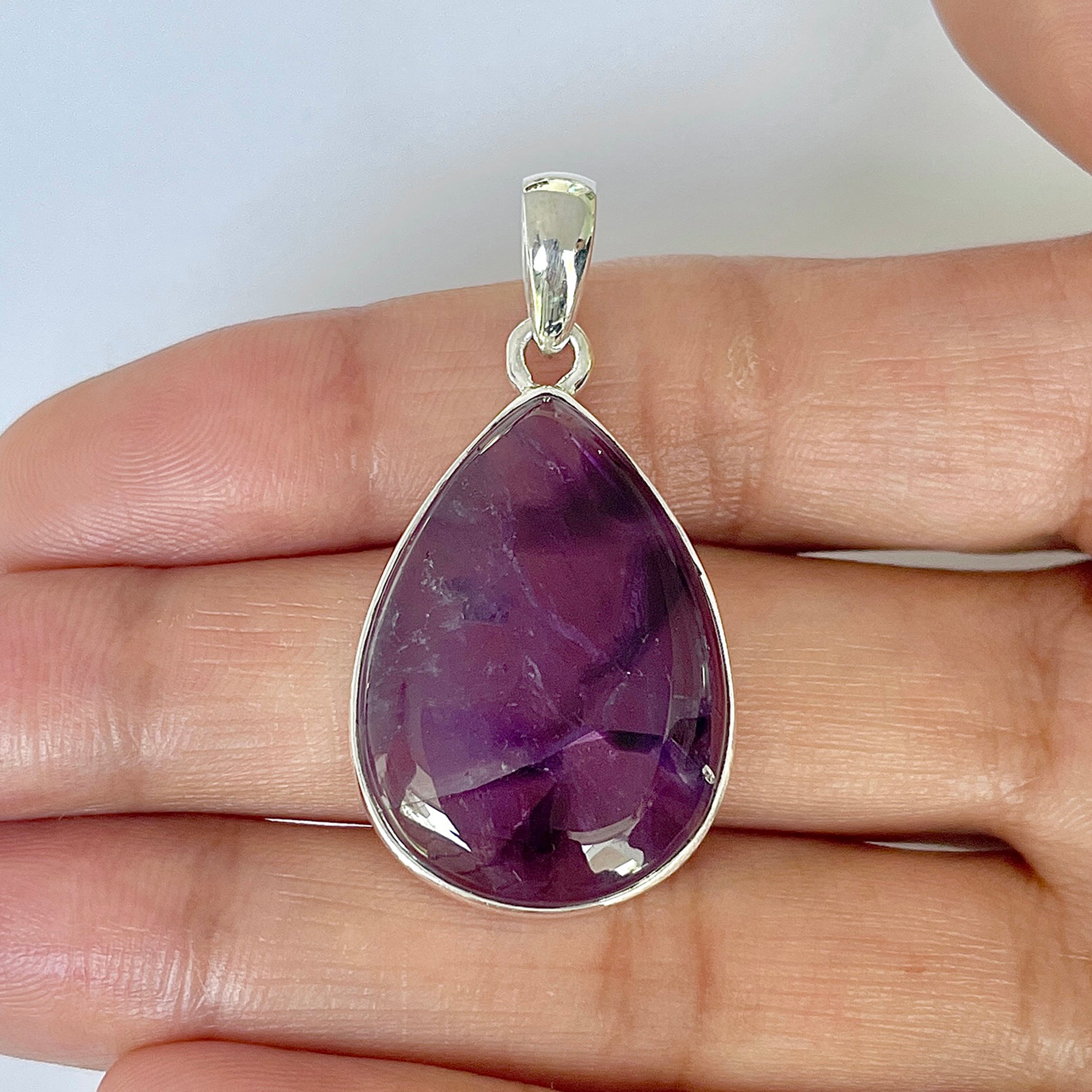 Star Amethyst Pendant-(STA-1-6)