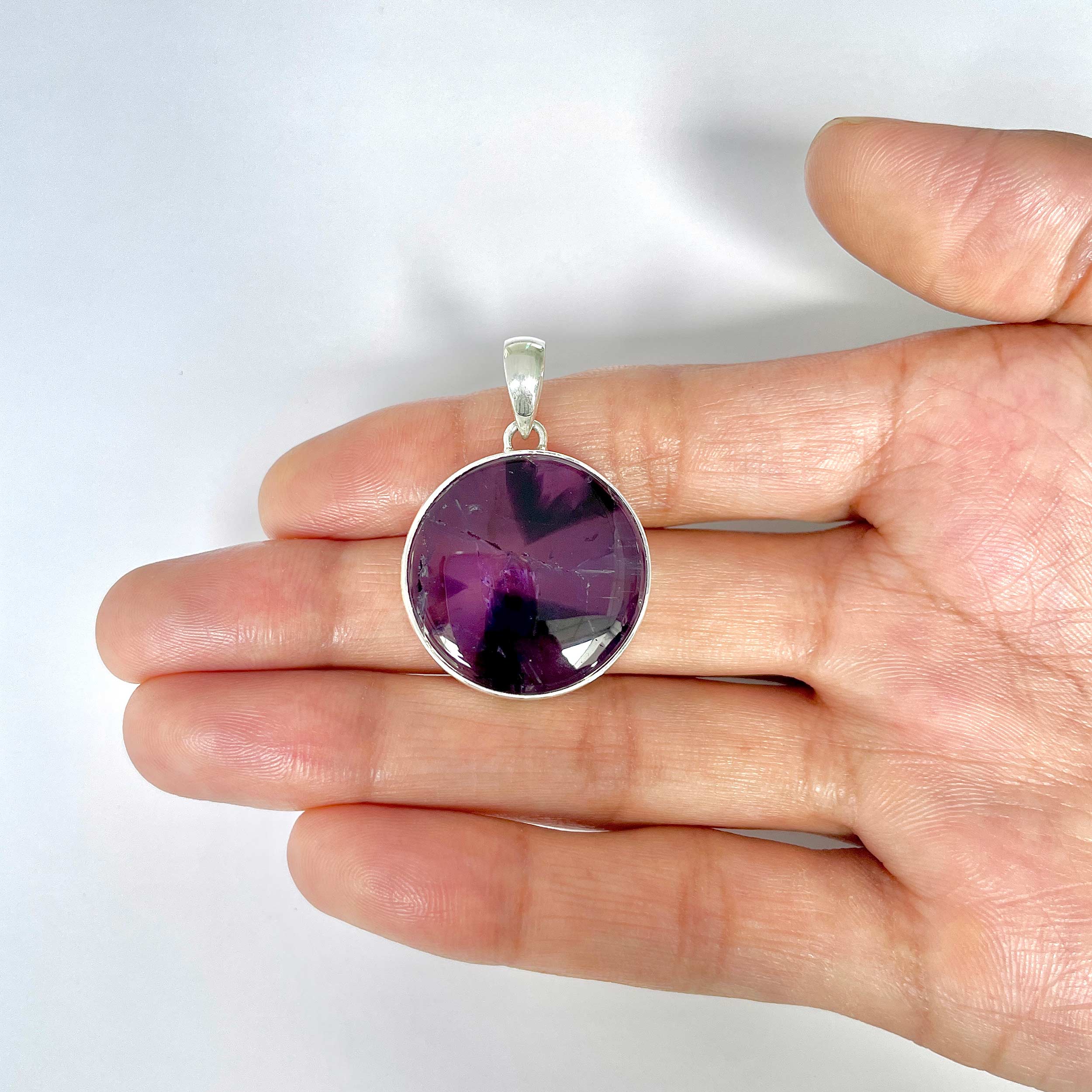 Star Amethyst Pendant-(STA-1-63)