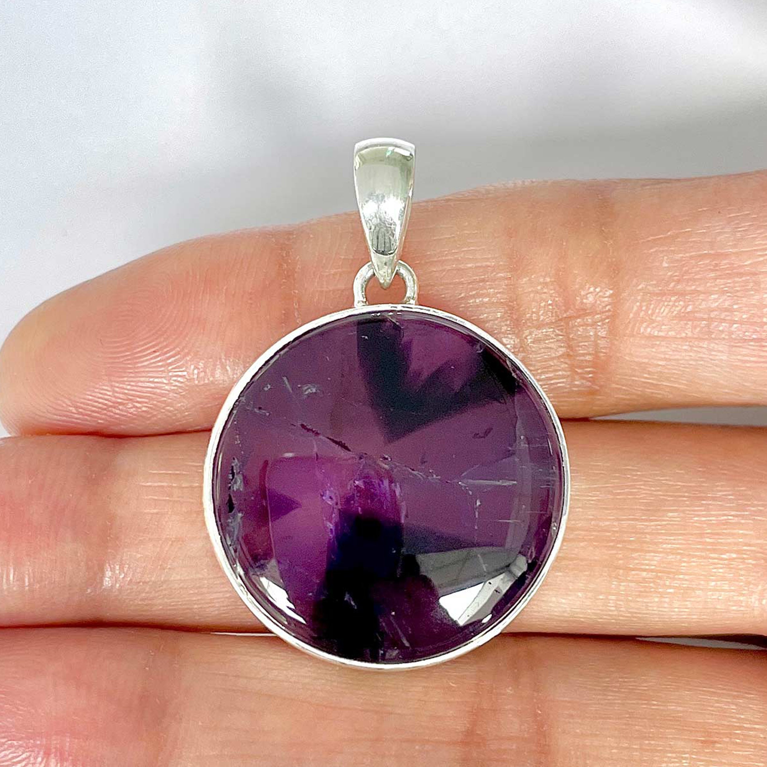 Star Amethyst Pendant-(STA-1-63)