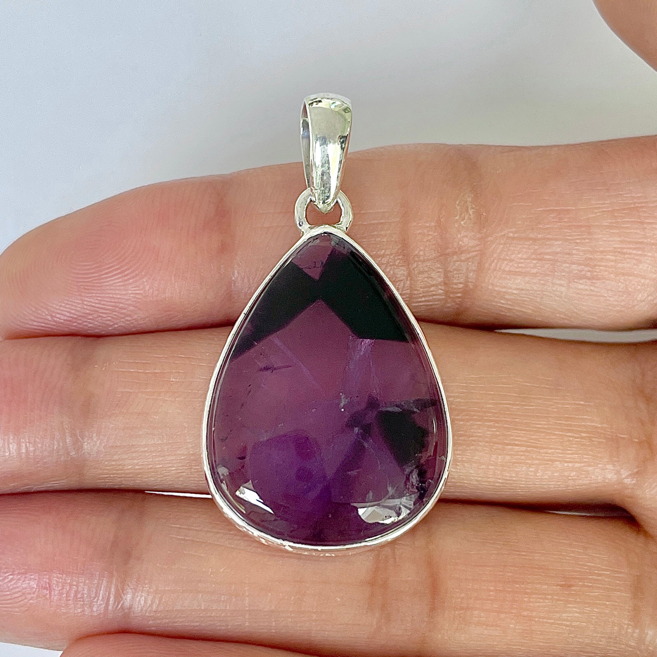 Star Amethyst Pendant-(STA-1-7)