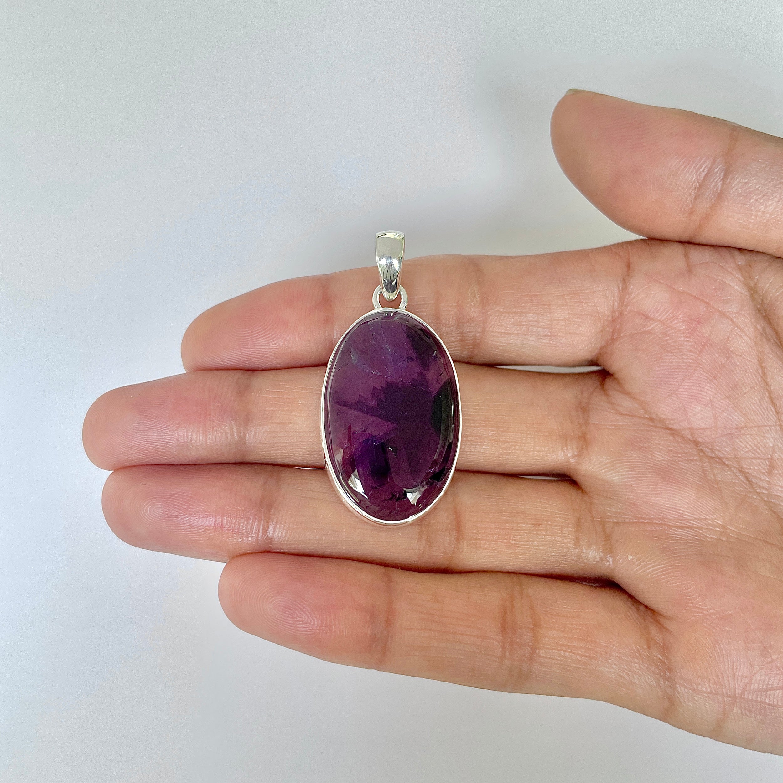 Star Amethyst Pendant-(STA-1-8)