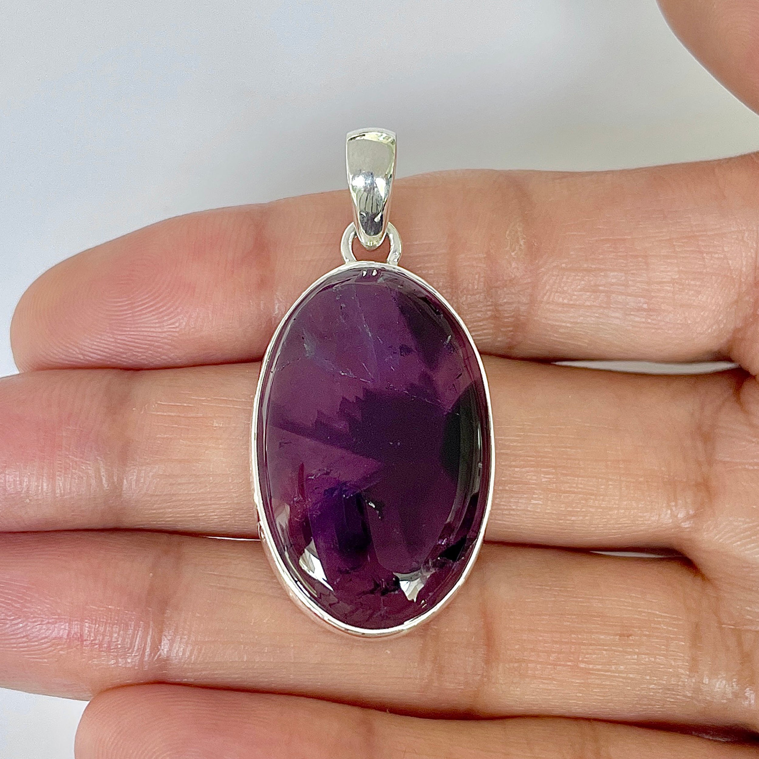 Star Amethyst Pendant-(STA-1-8)