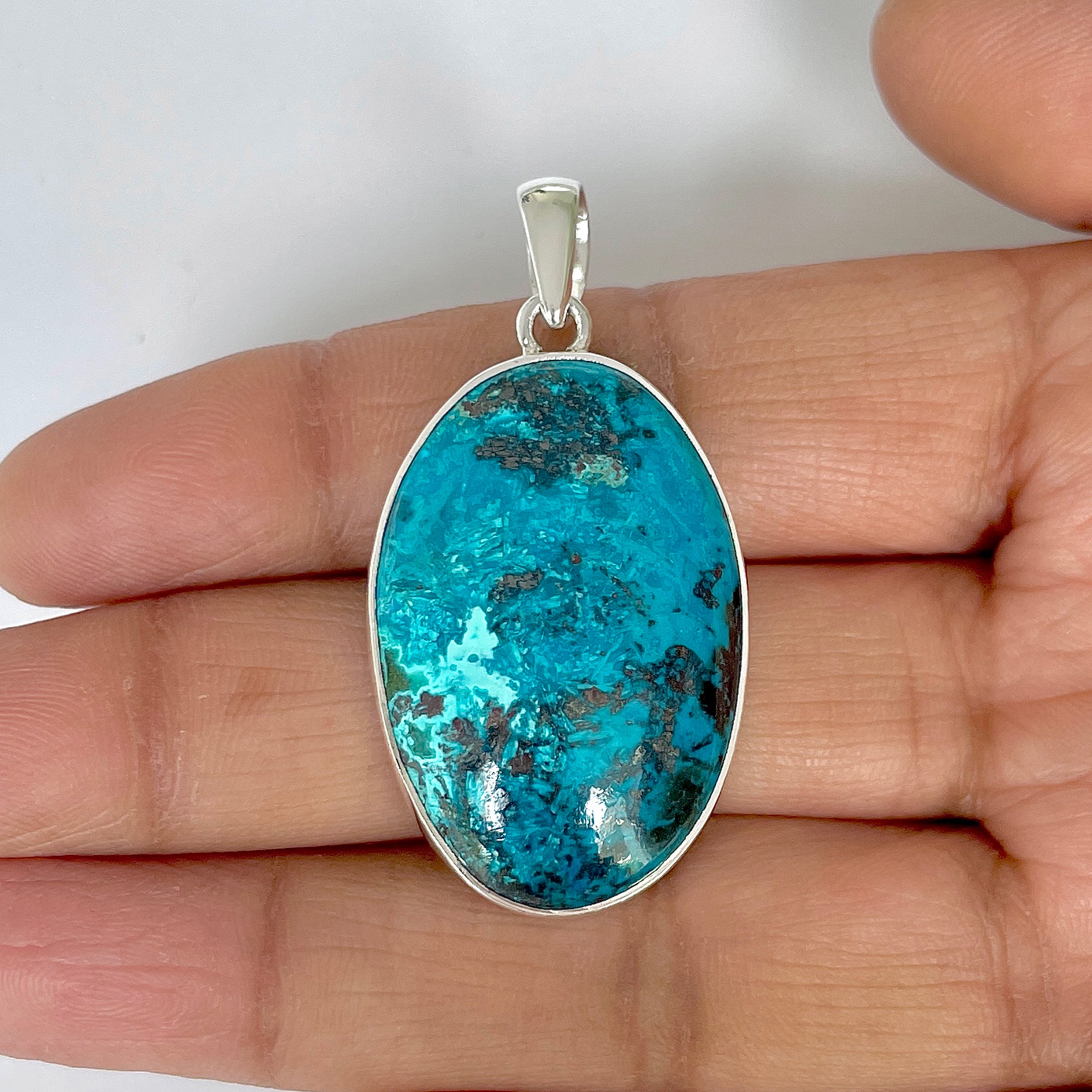Shattuckite Pendant-(STK-1-1)