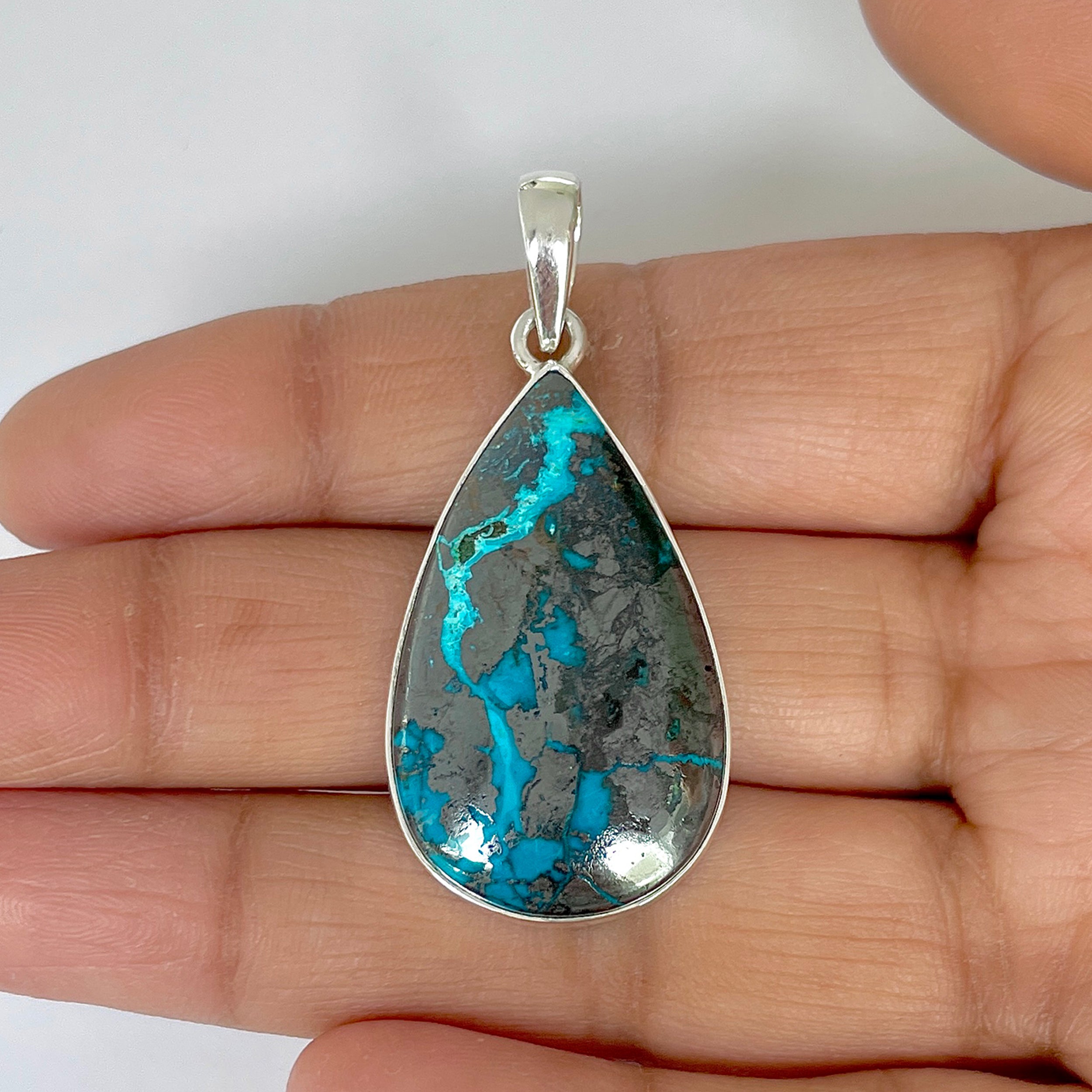 Shattuckite Pendant-(STK-1-10)