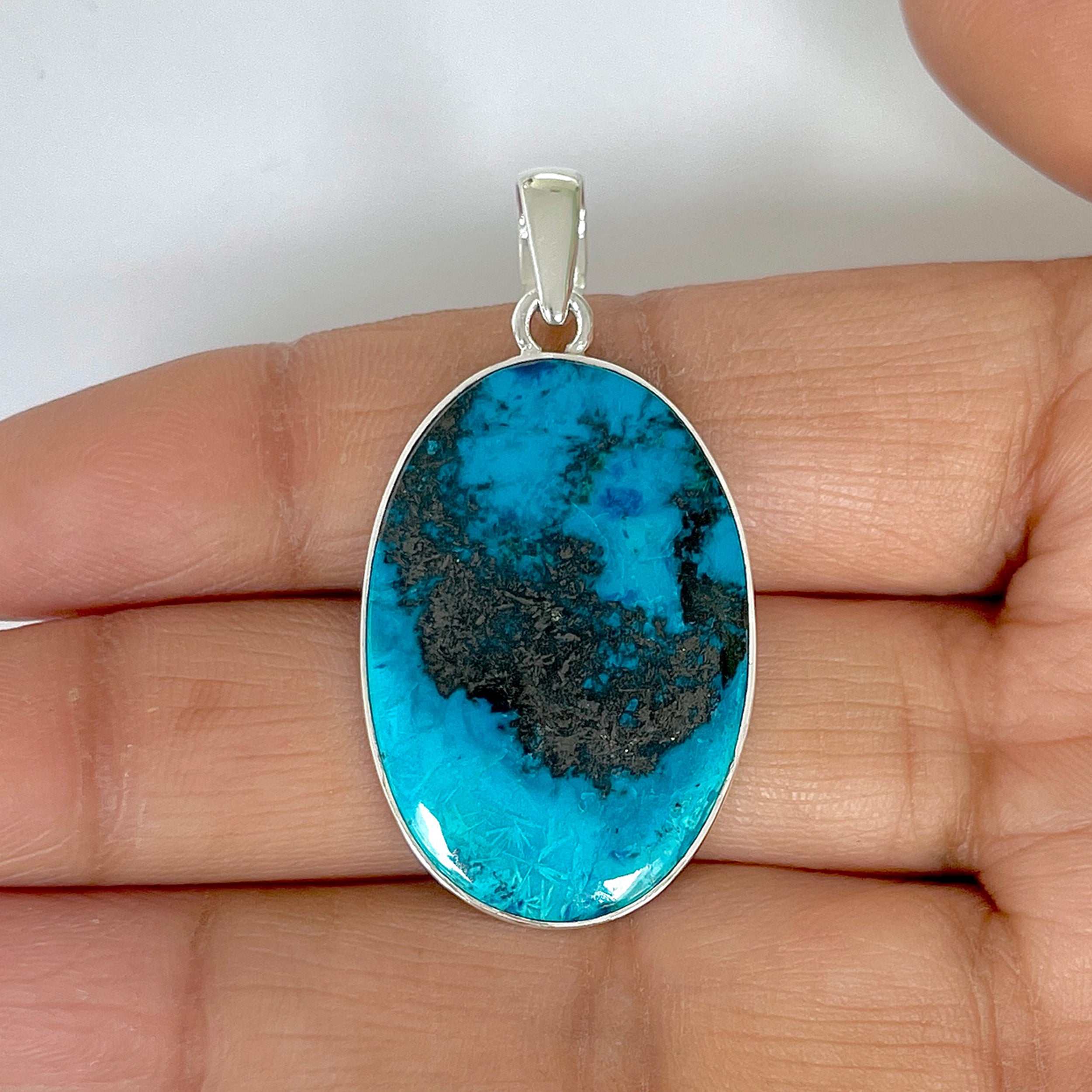 Shattuckite Pendant-(STK-1-11)