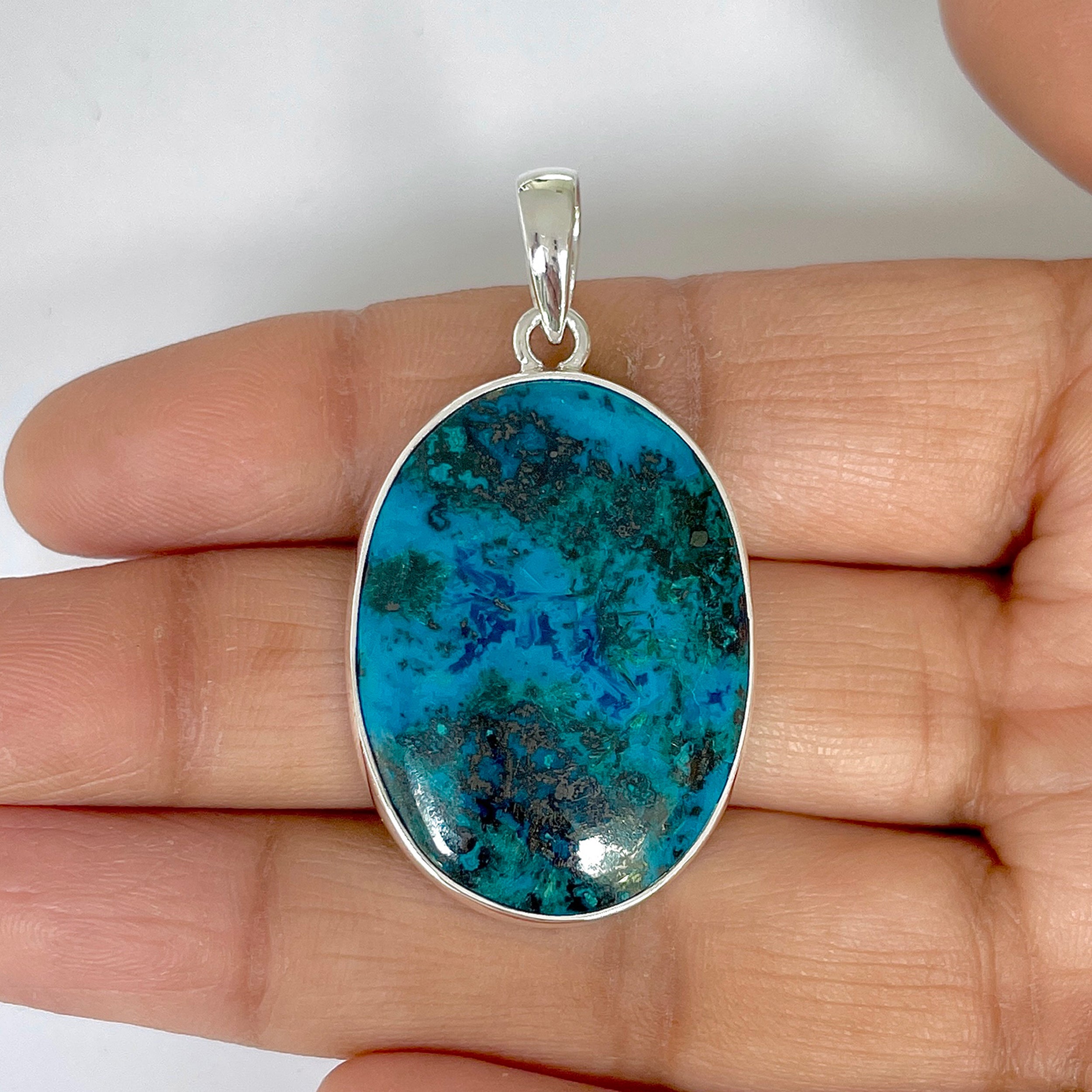 Shattuckite Pendant-(STK-1-12)
