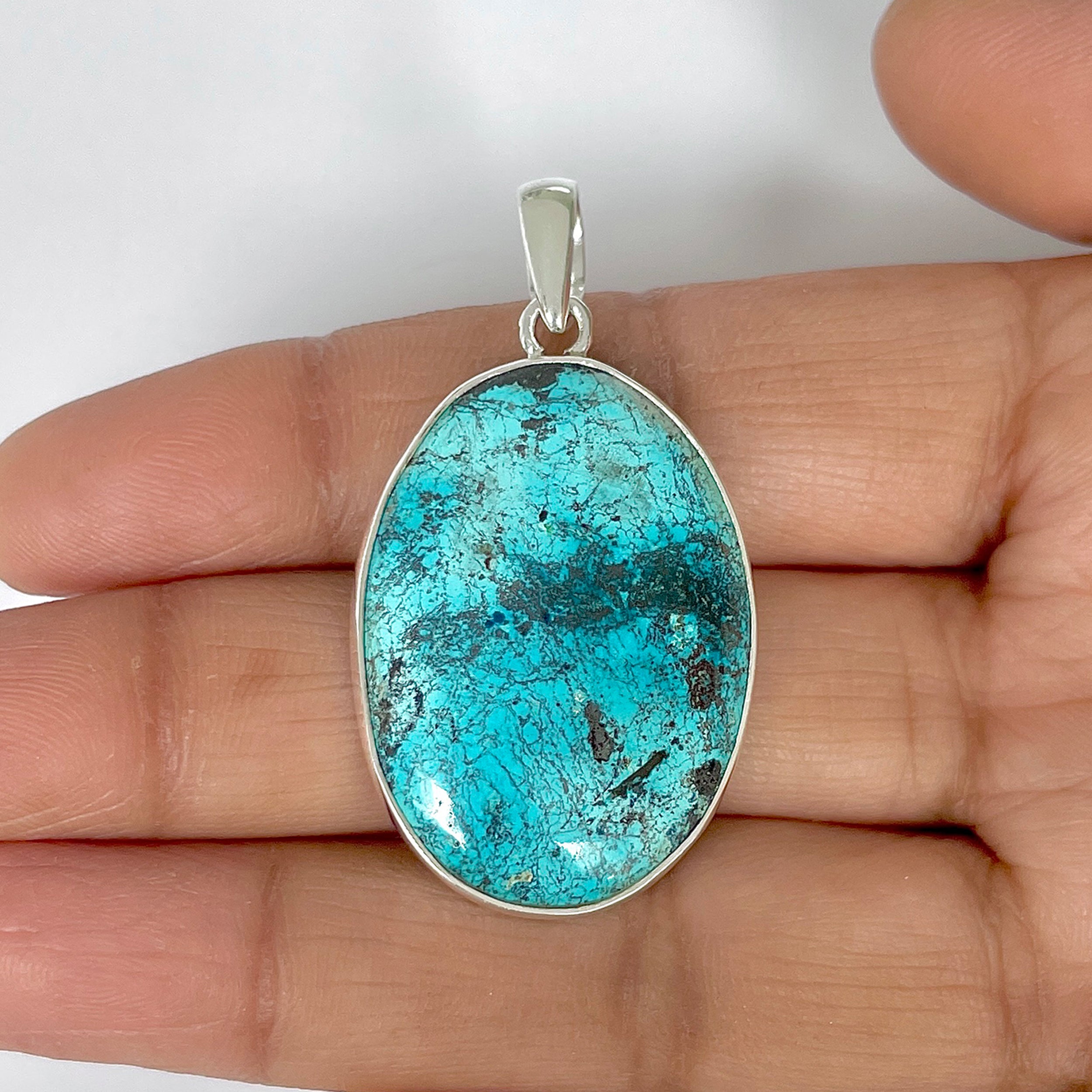 Shattuckite Pendant-(STK-1-13)