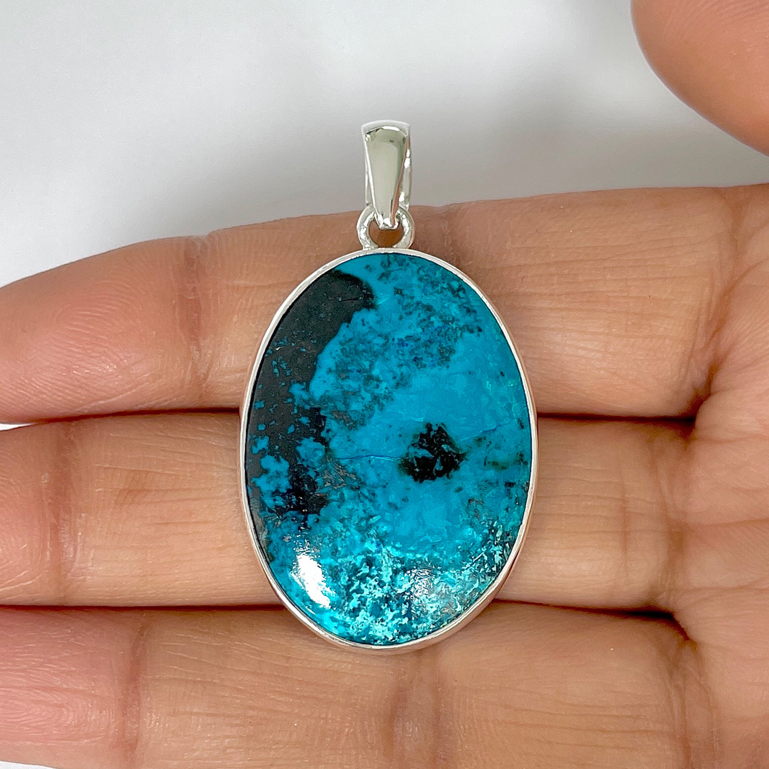 Shattuckite Pendant-(STK-1-15)