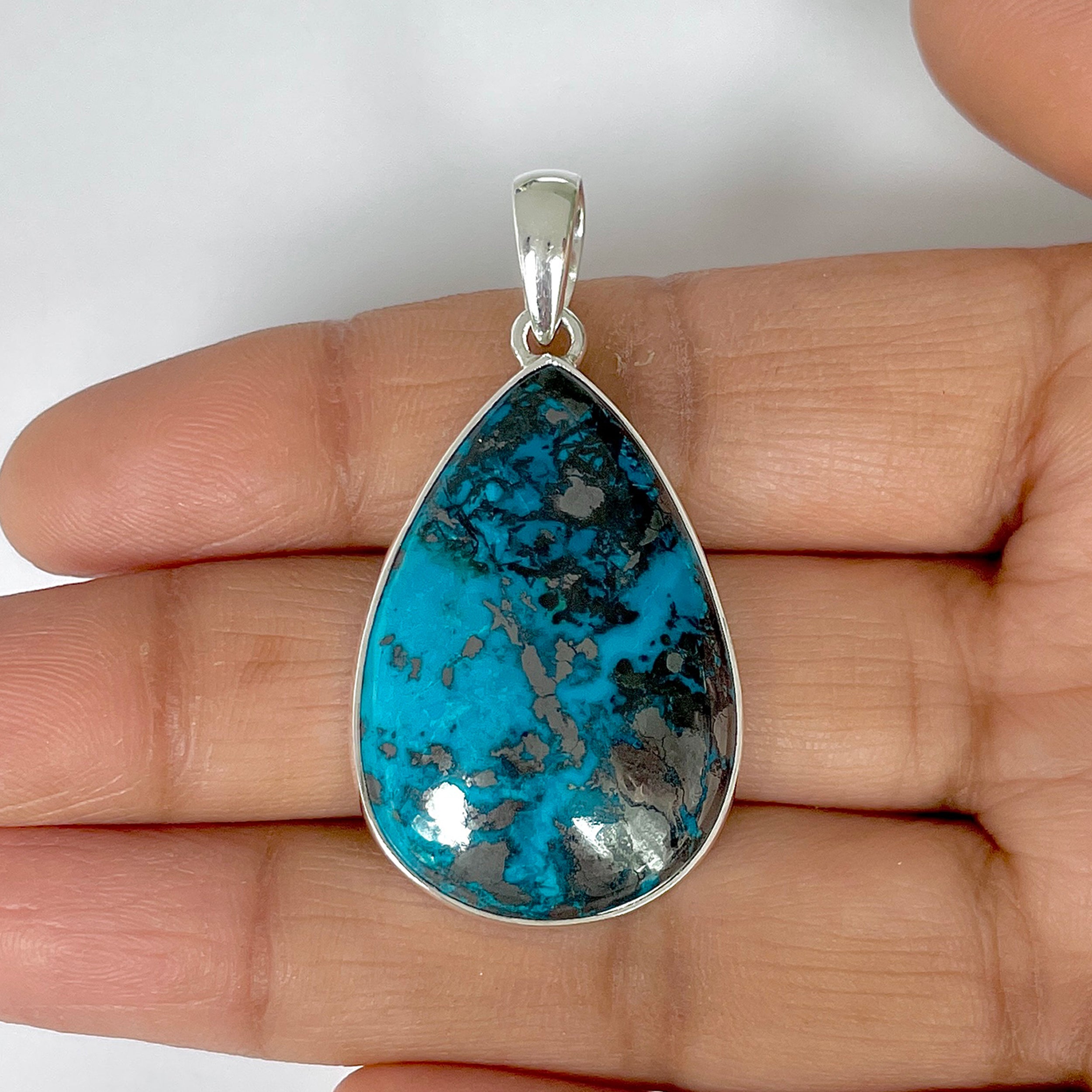 Shattuckite Pendant-(STK-1-17)