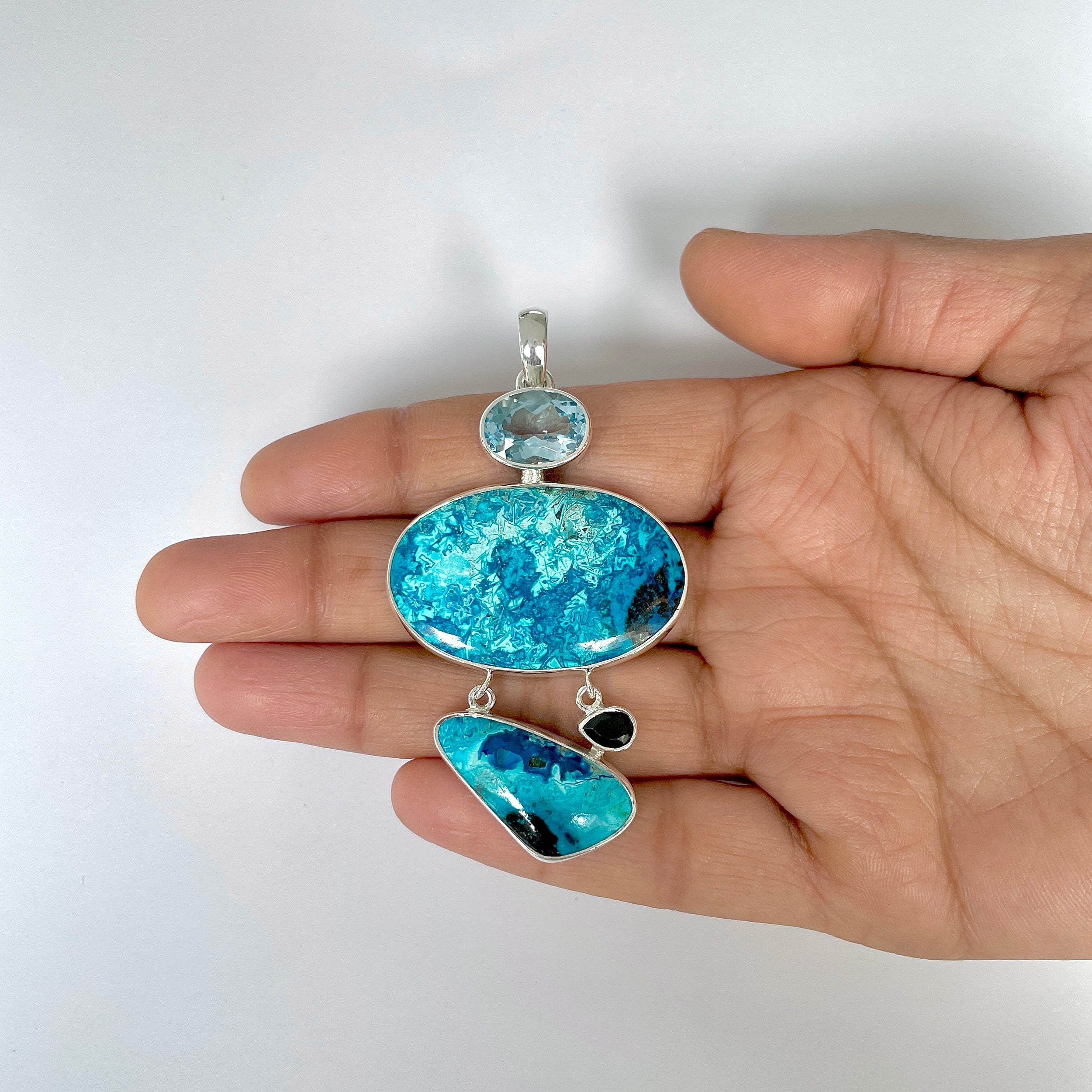 Shattuckite Pendant-(STK-1-18)