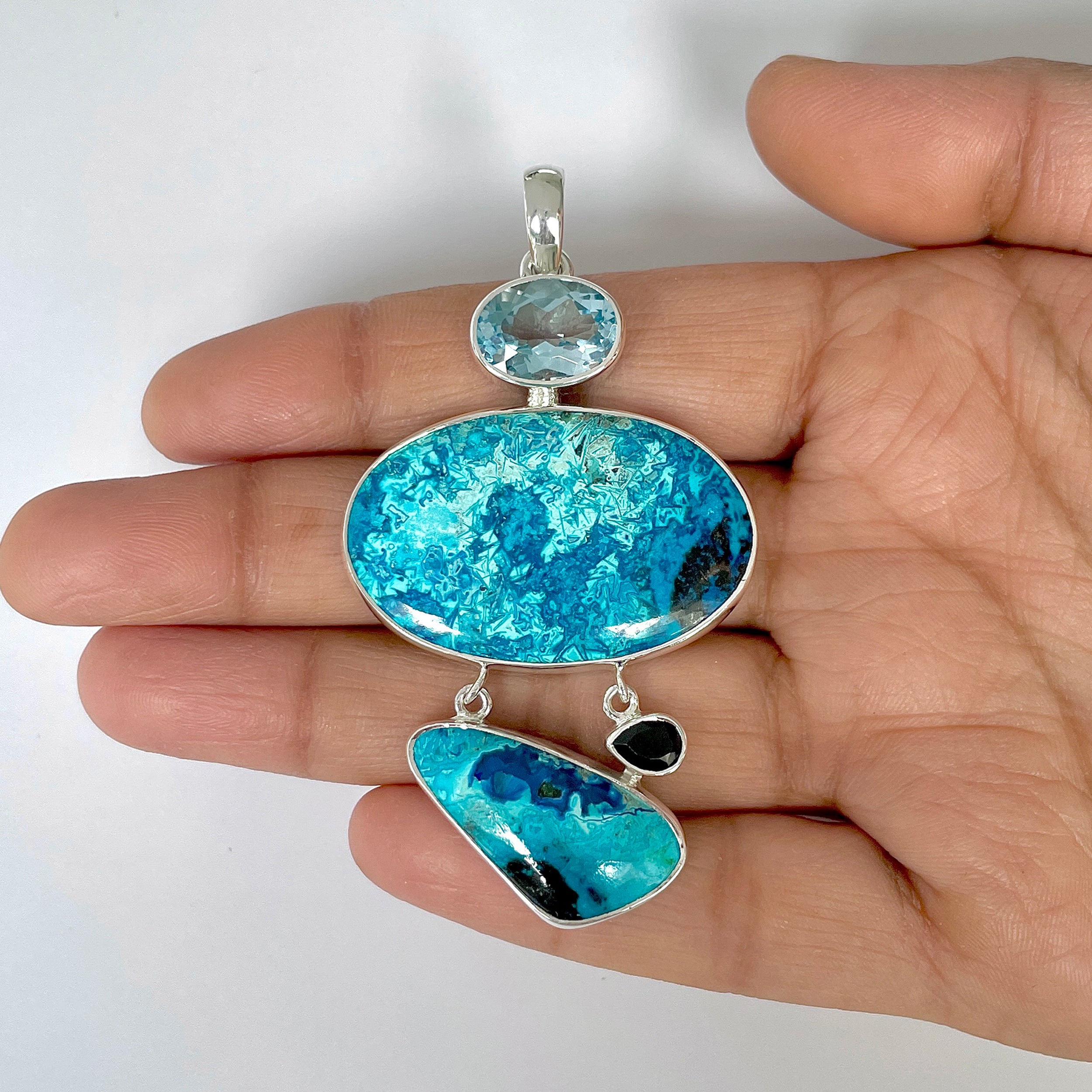 Shattuckite Pendant-(STK-1-18)