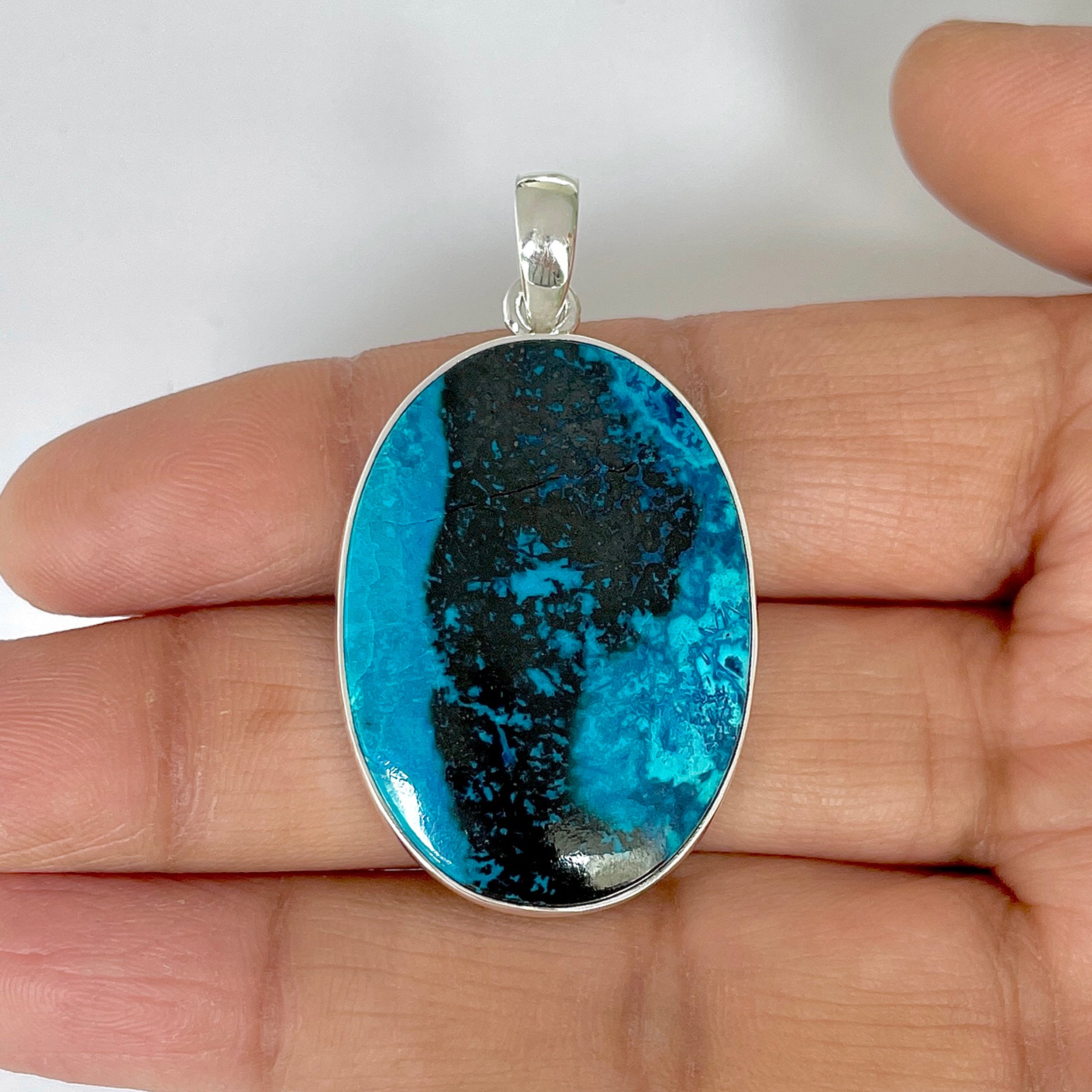 Shattuckite Pendant-(STK-1-2)