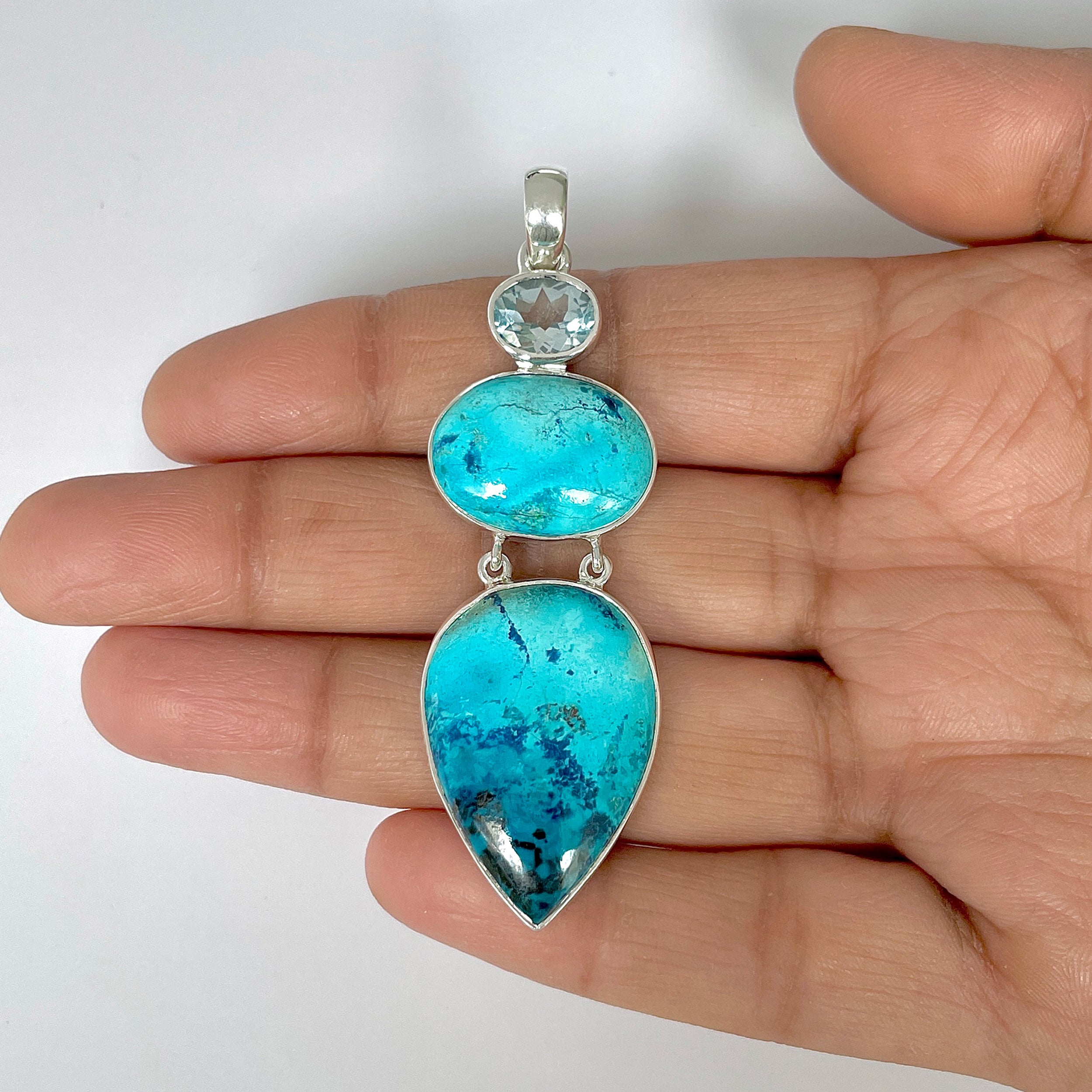 Shattuckite Pendant-(STK-1-20)