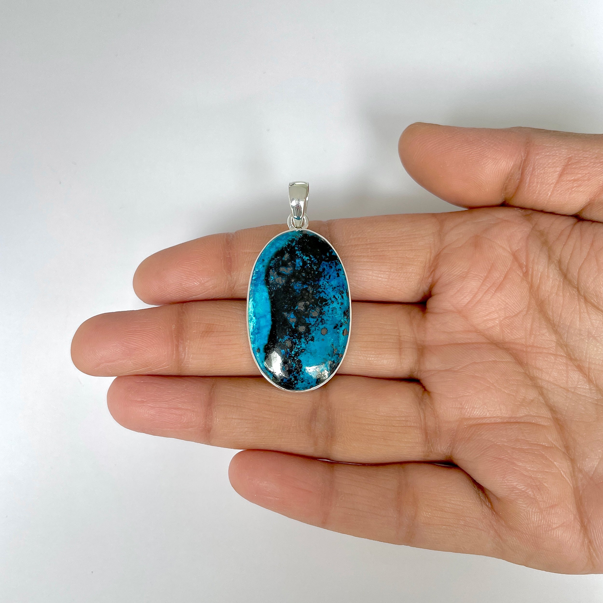Shattuckite Pendant-(STK-1-22)