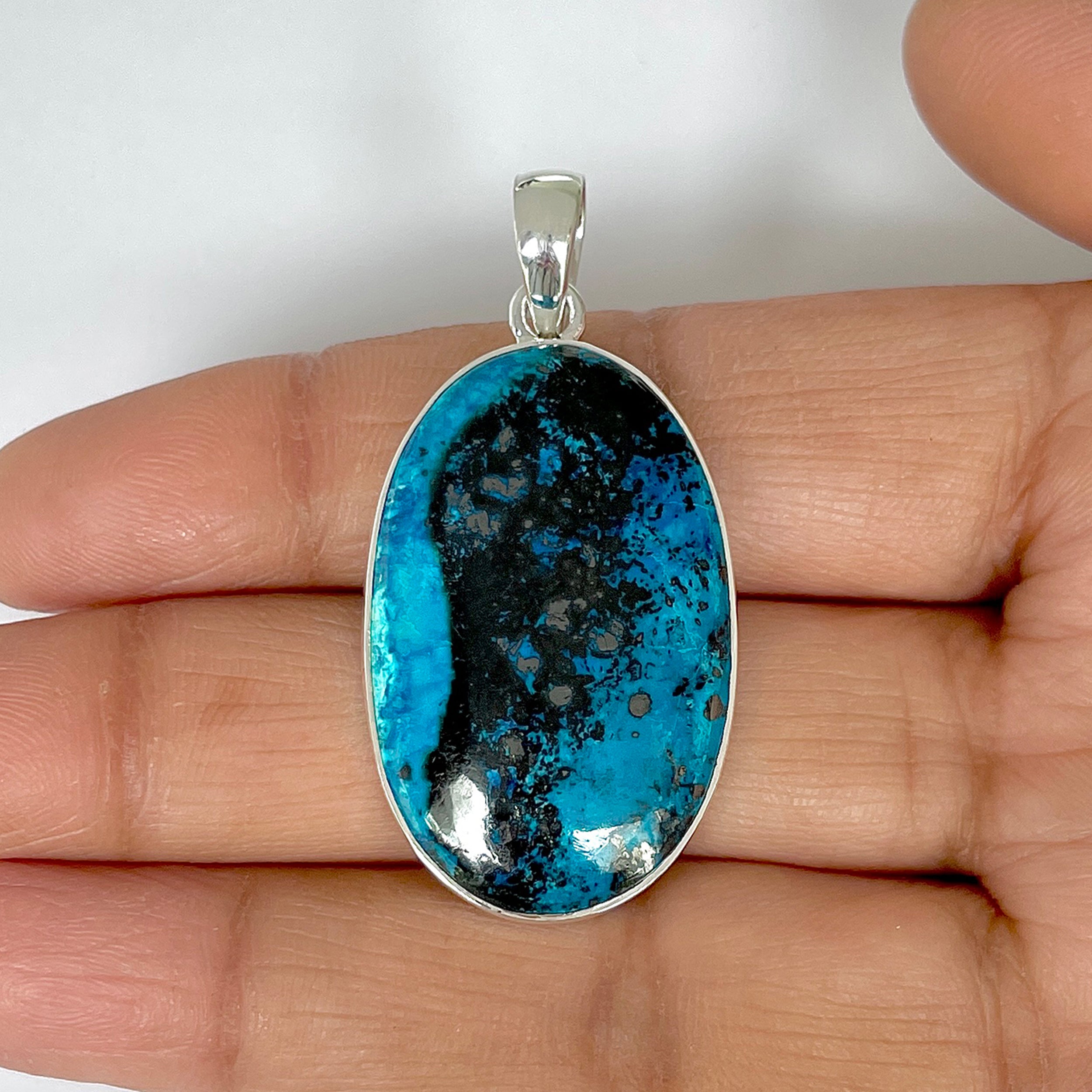 Shattuckite Pendant-(STK-1-22)