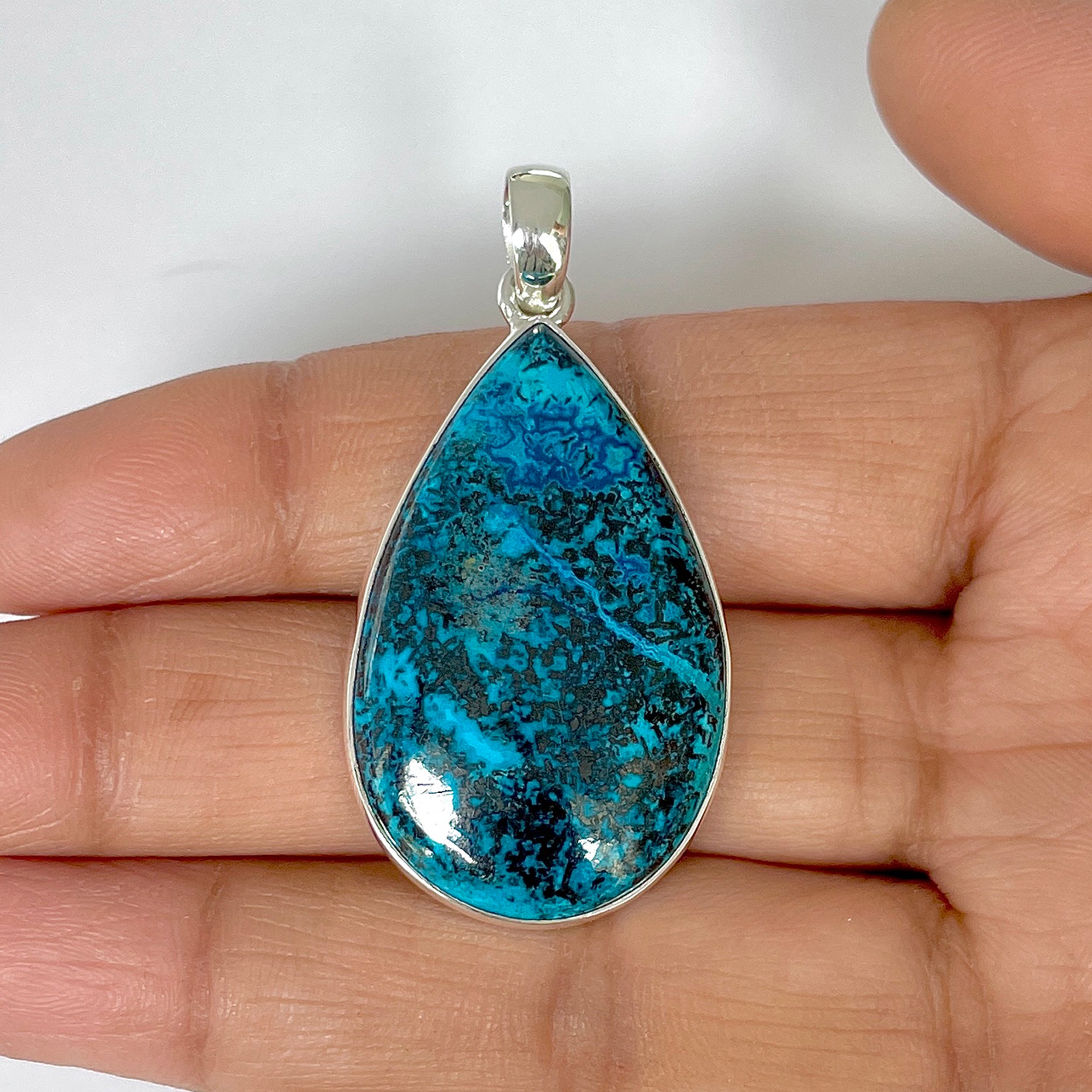 Shattuckite Pendant-(STK-1-23)