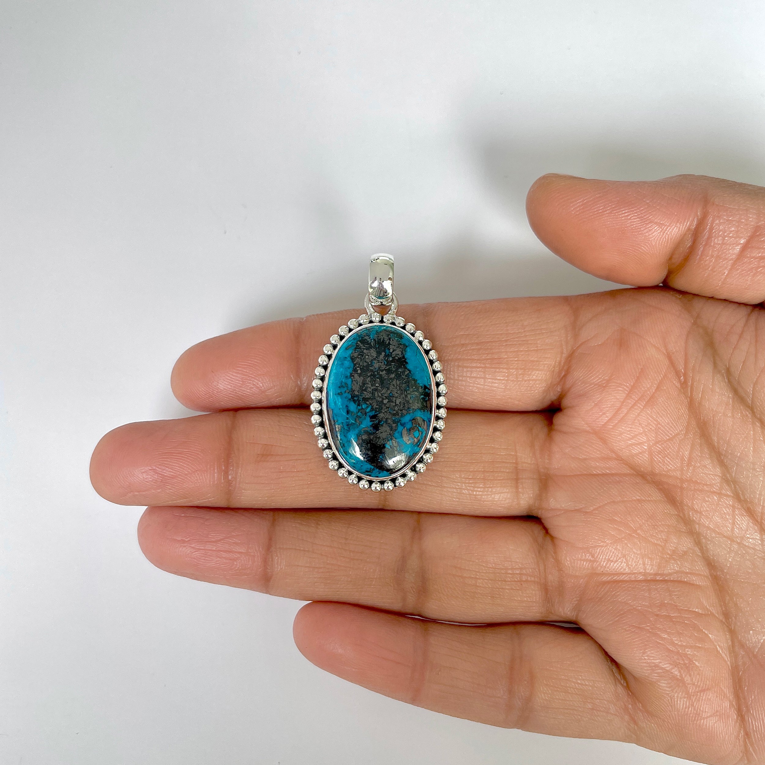 Shattuckite Pendant-(STK-1-27)