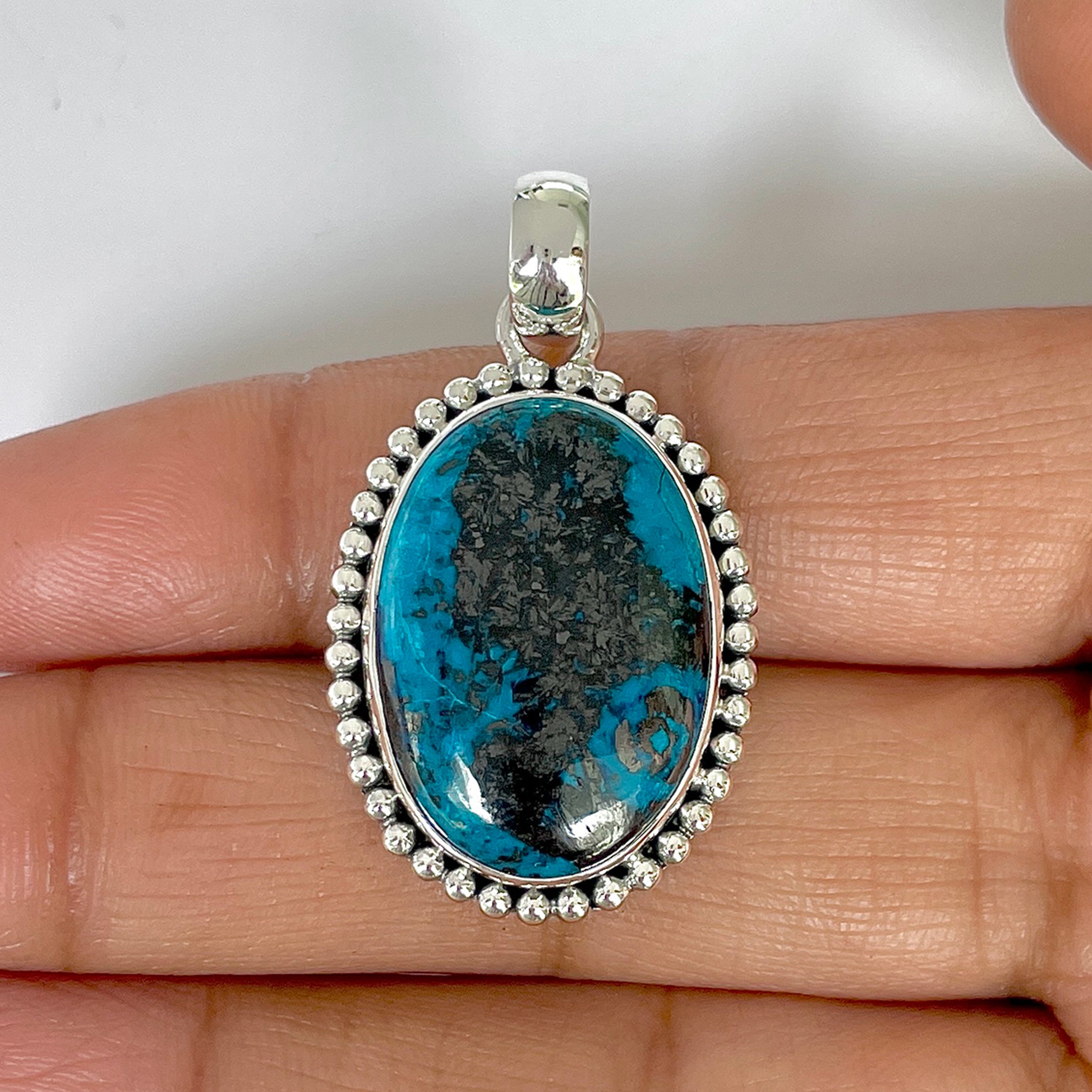 Shattuckite Pendant-(STK-1-27)
