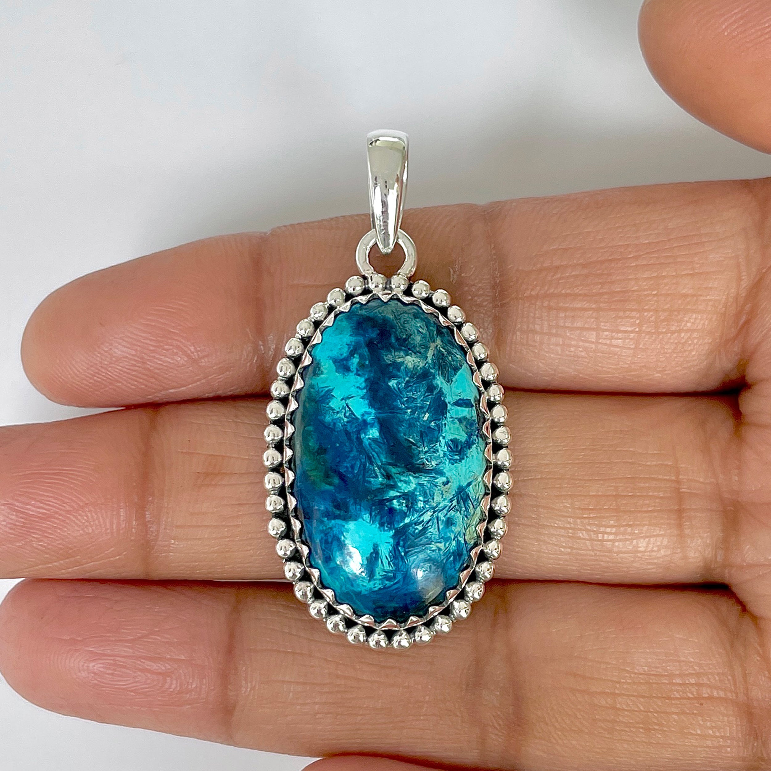 Shattuckite Pendant-(STK-1-30)