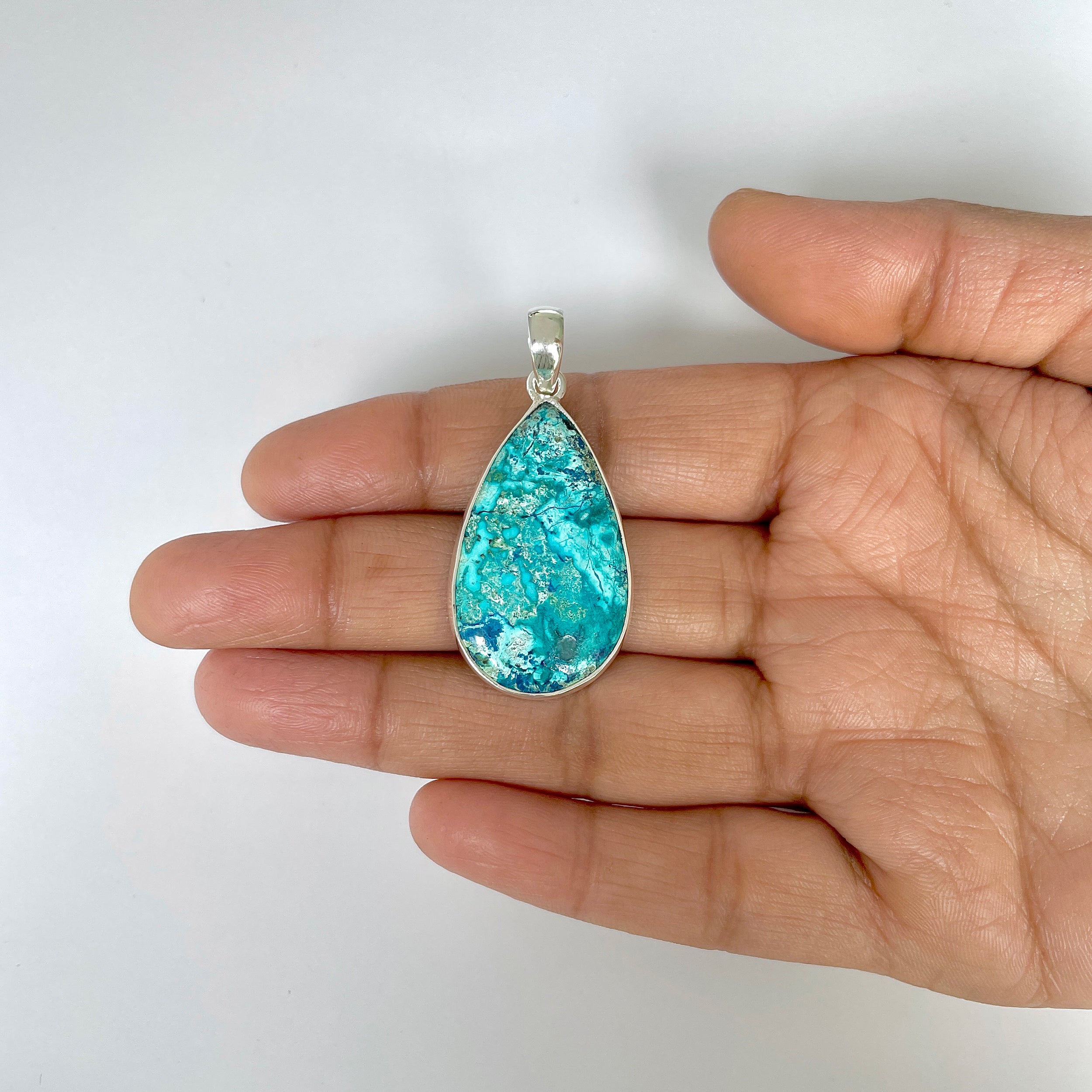Shattuckite Pendant-(STK-1-31)