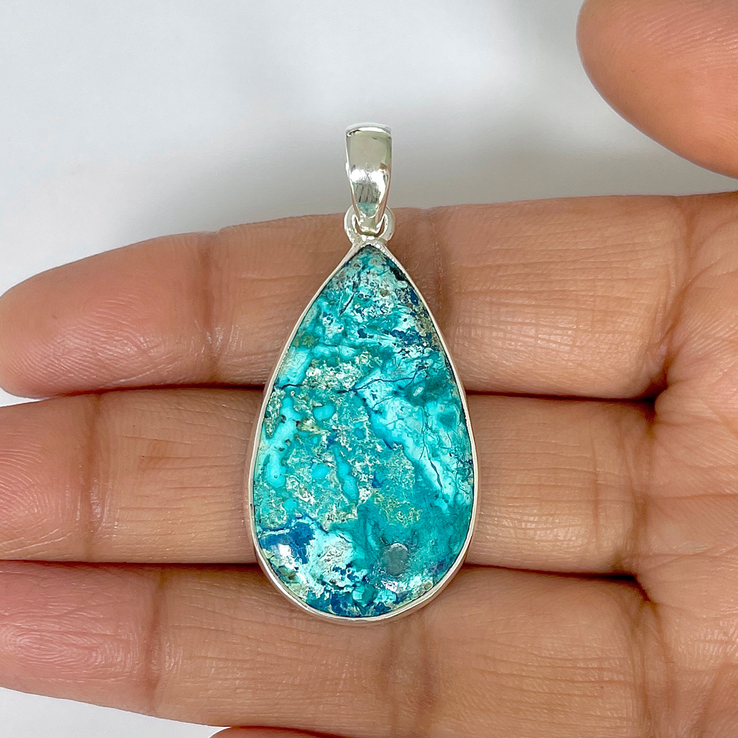 Shattuckite Pendant-(STK-1-31)