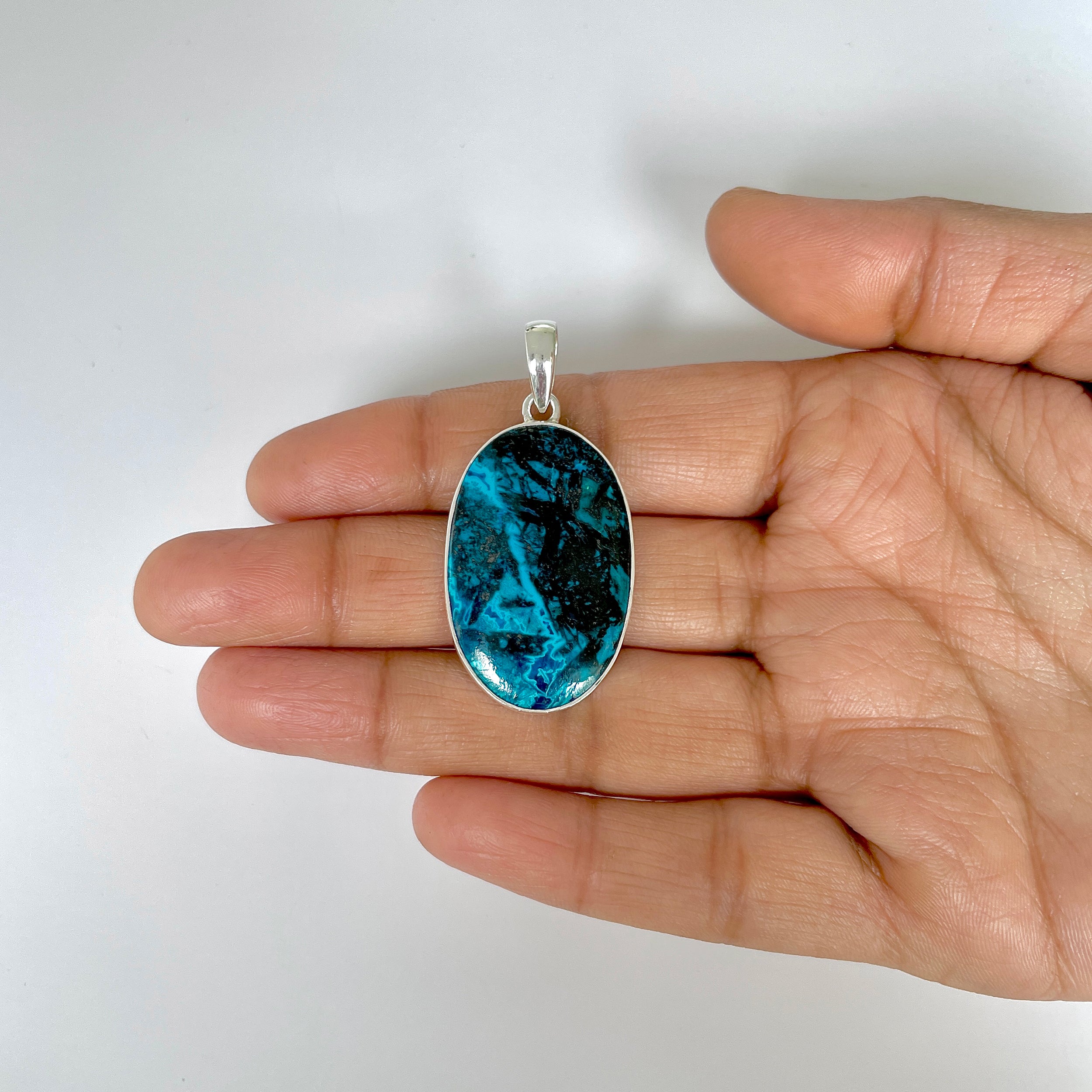 Shattuckite Pendant-(STK-1-36)