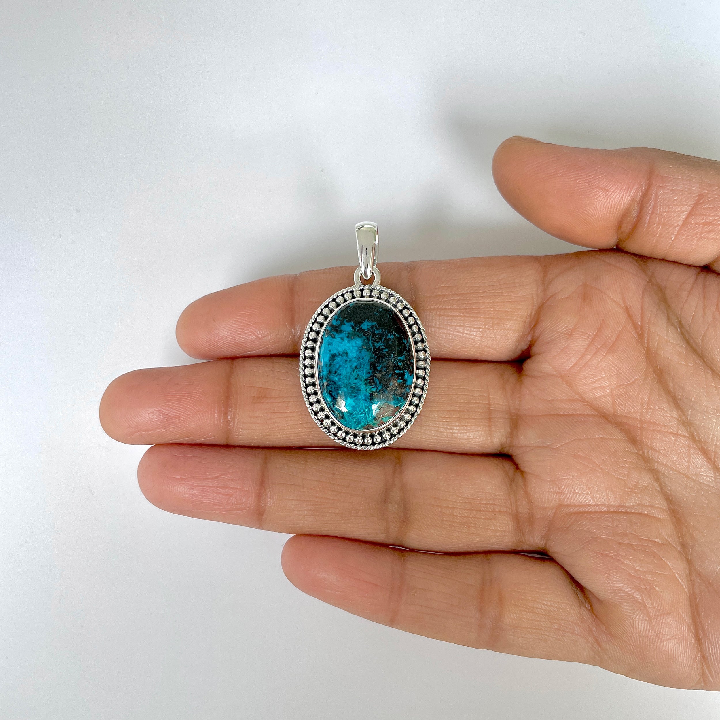 Shattuckite Pendant-(STK-1-37)