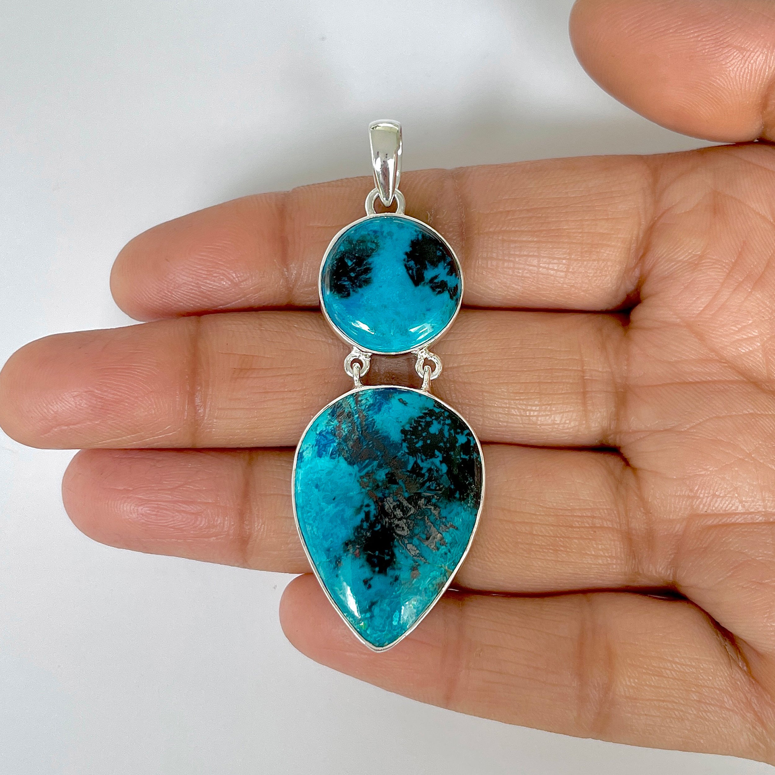 Shattuckite Pendant-(STK-1-38)