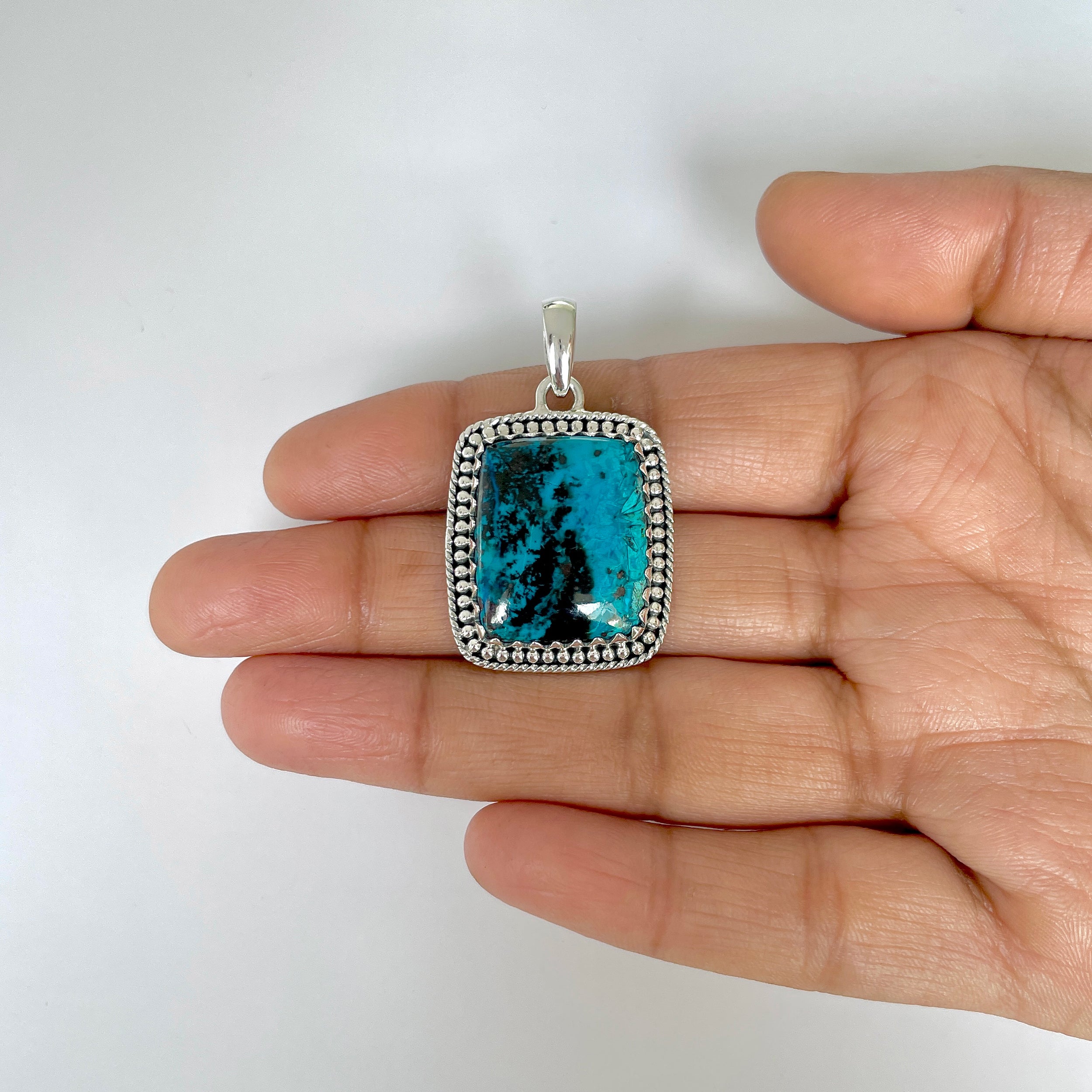 Shattuckite Pendant-(STK-1-39)
