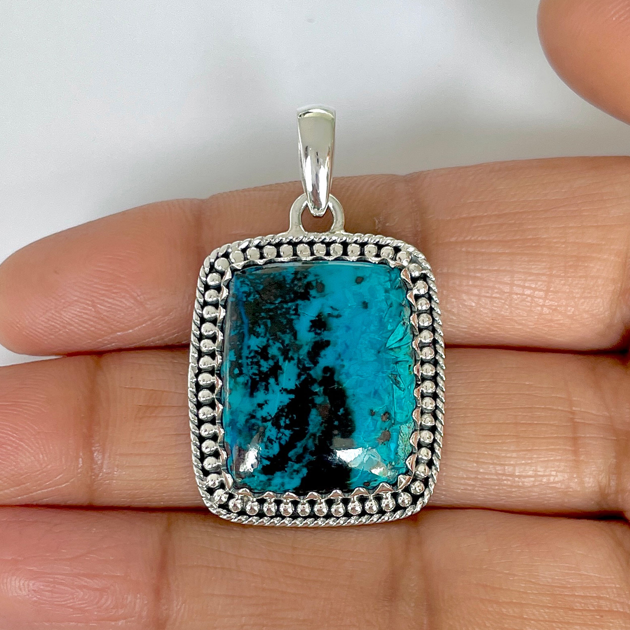 Shattuckite Pendant-(STK-1-39)