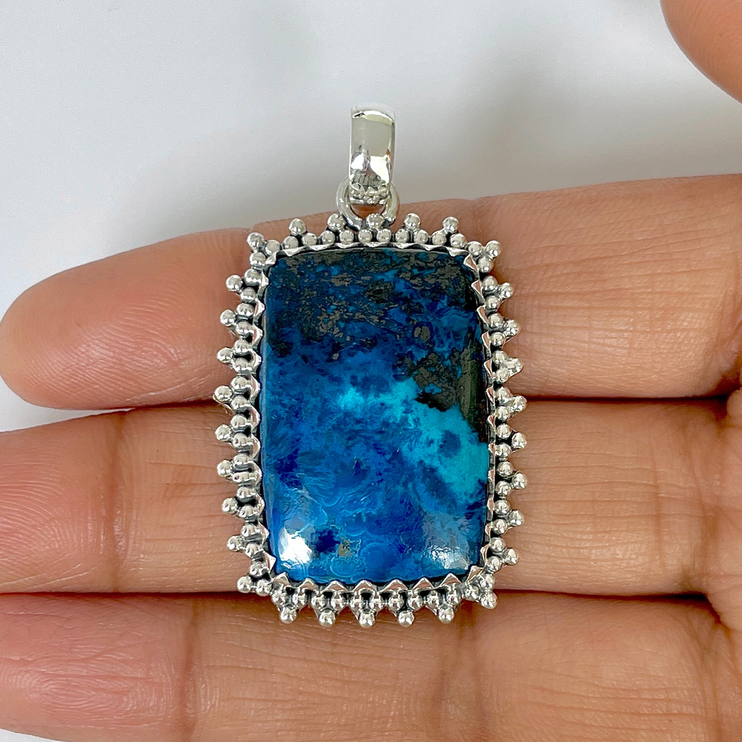Shattuckite Pendant-(STK-1-40)