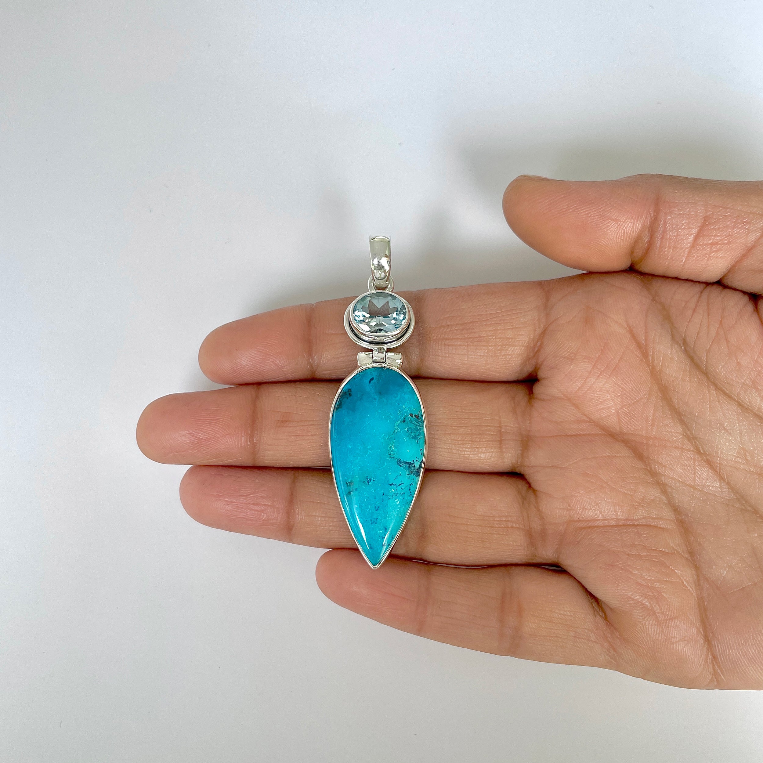 Shattuckite Pendant-(STK-1-41)