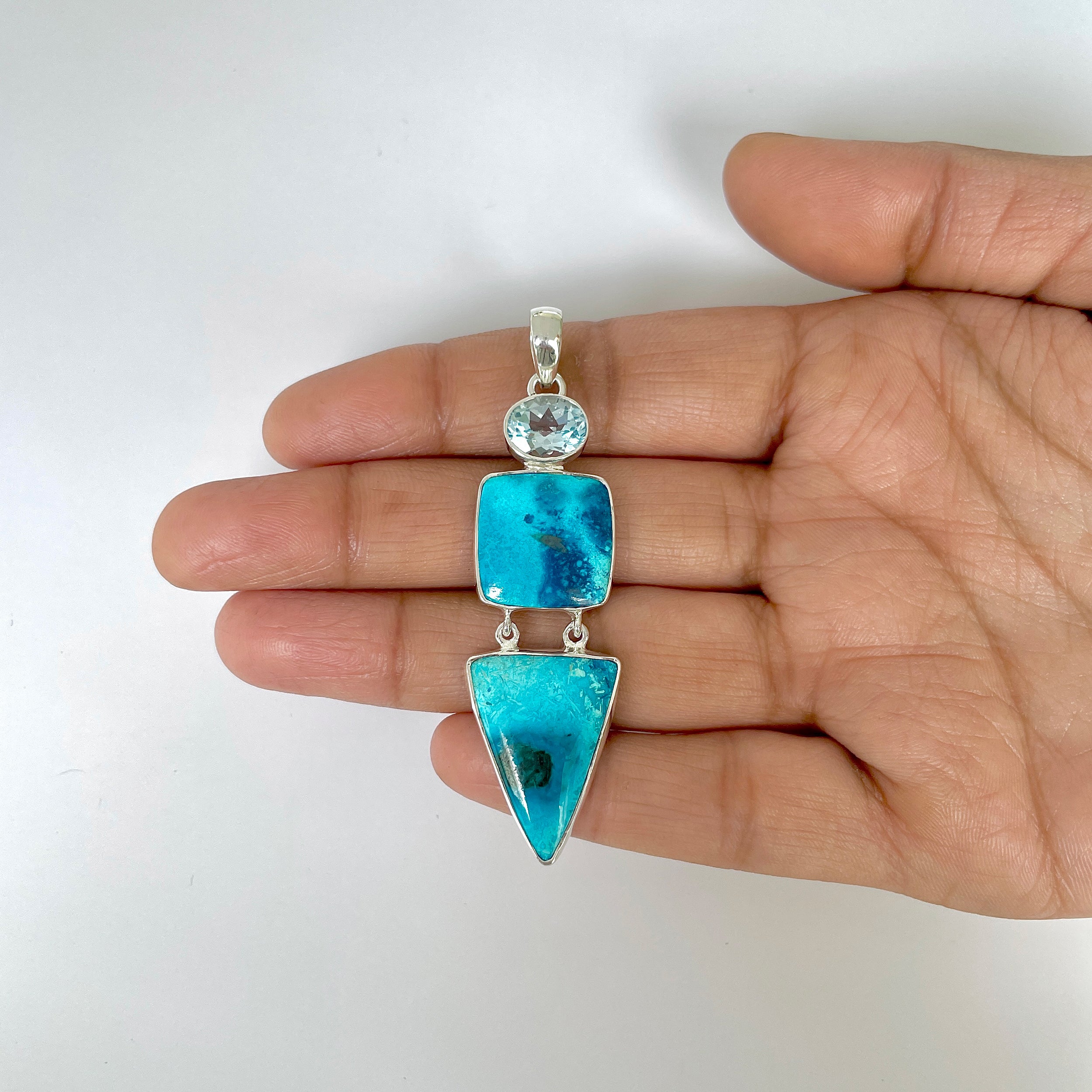 Shattuckite Pendant-(STK-1-42)