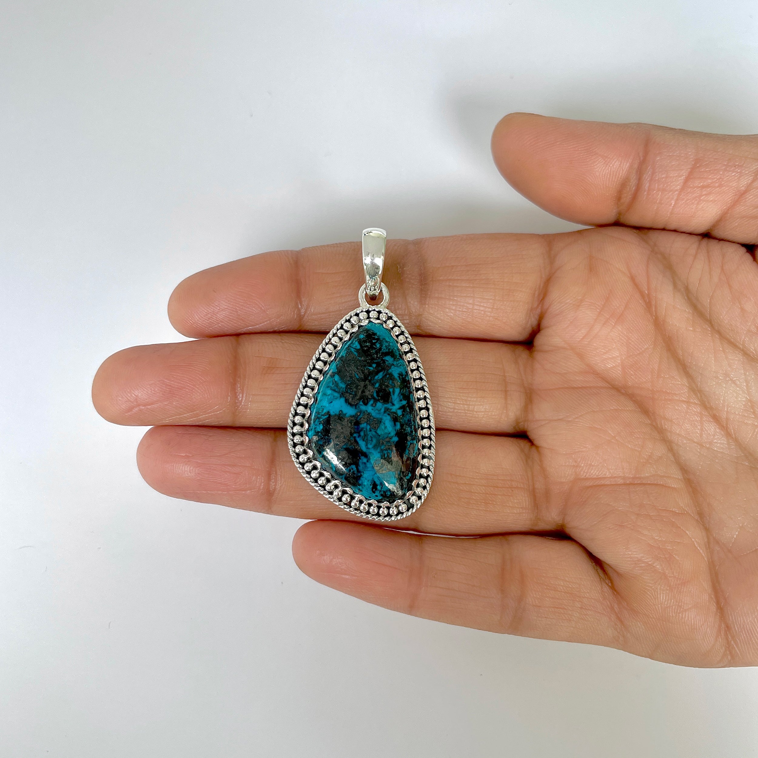 Shattuckite Pendant-(STK-1-43)