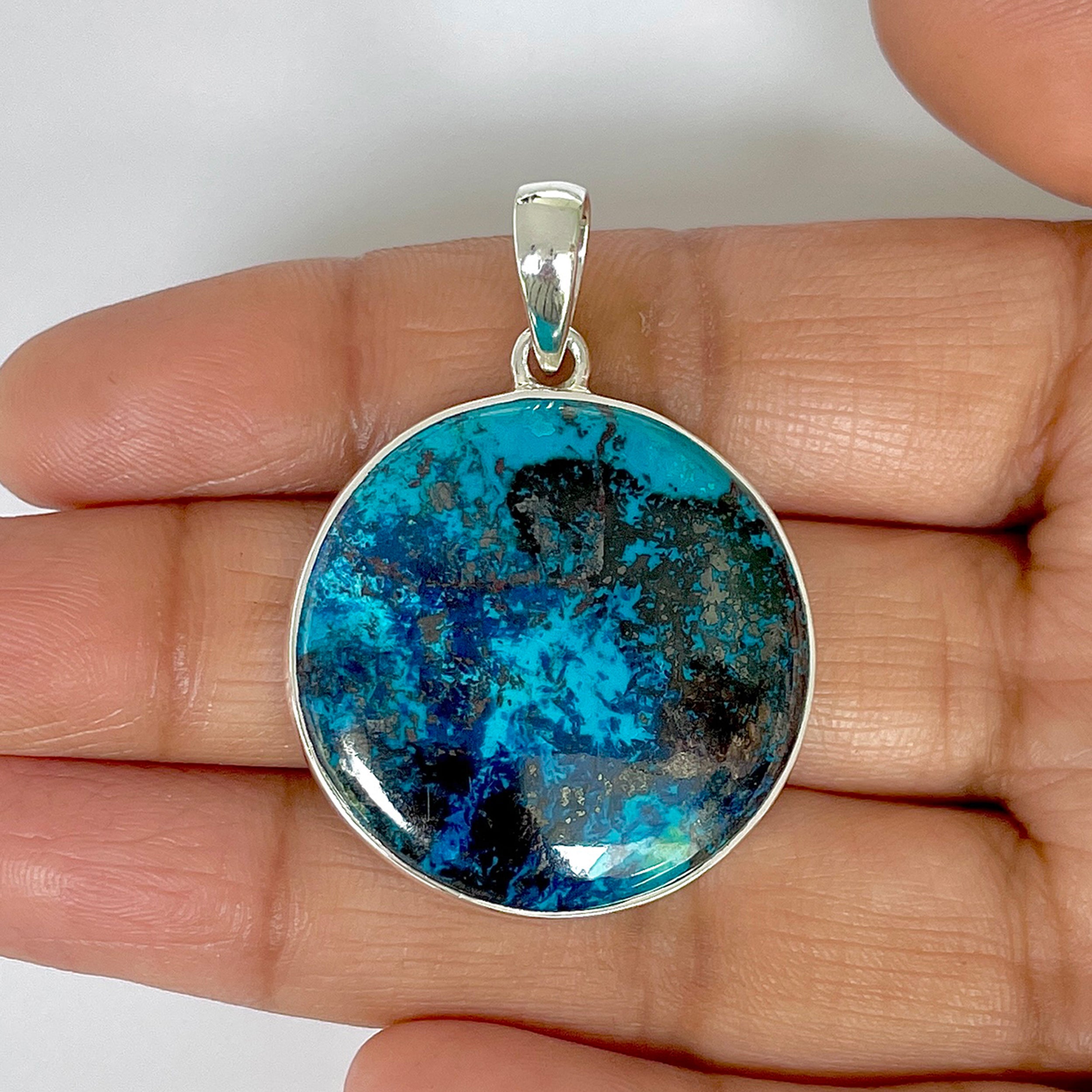 Shattuckite Pendant-(STK-1-44)