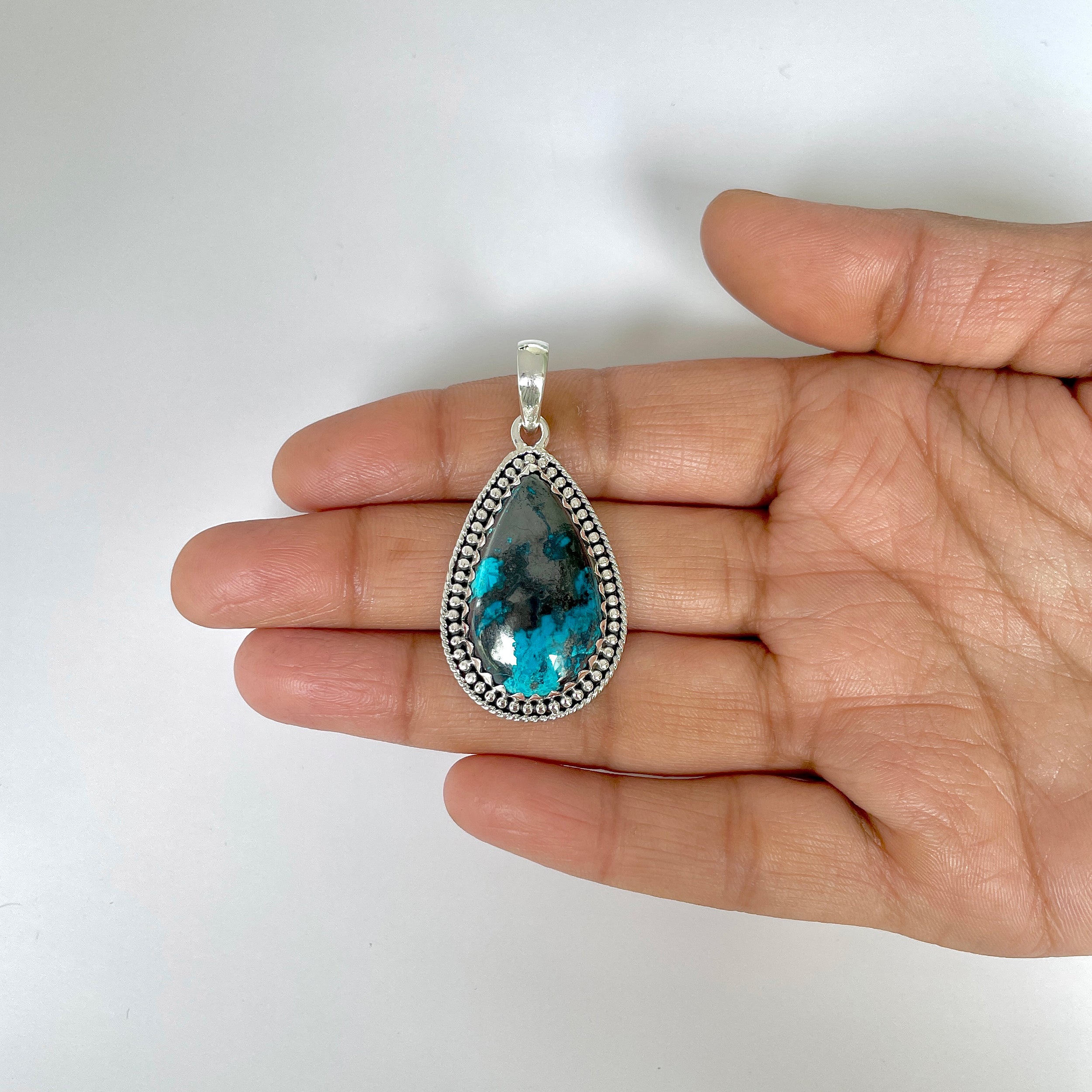 Shattuckite Pendant-(STK-1-45)