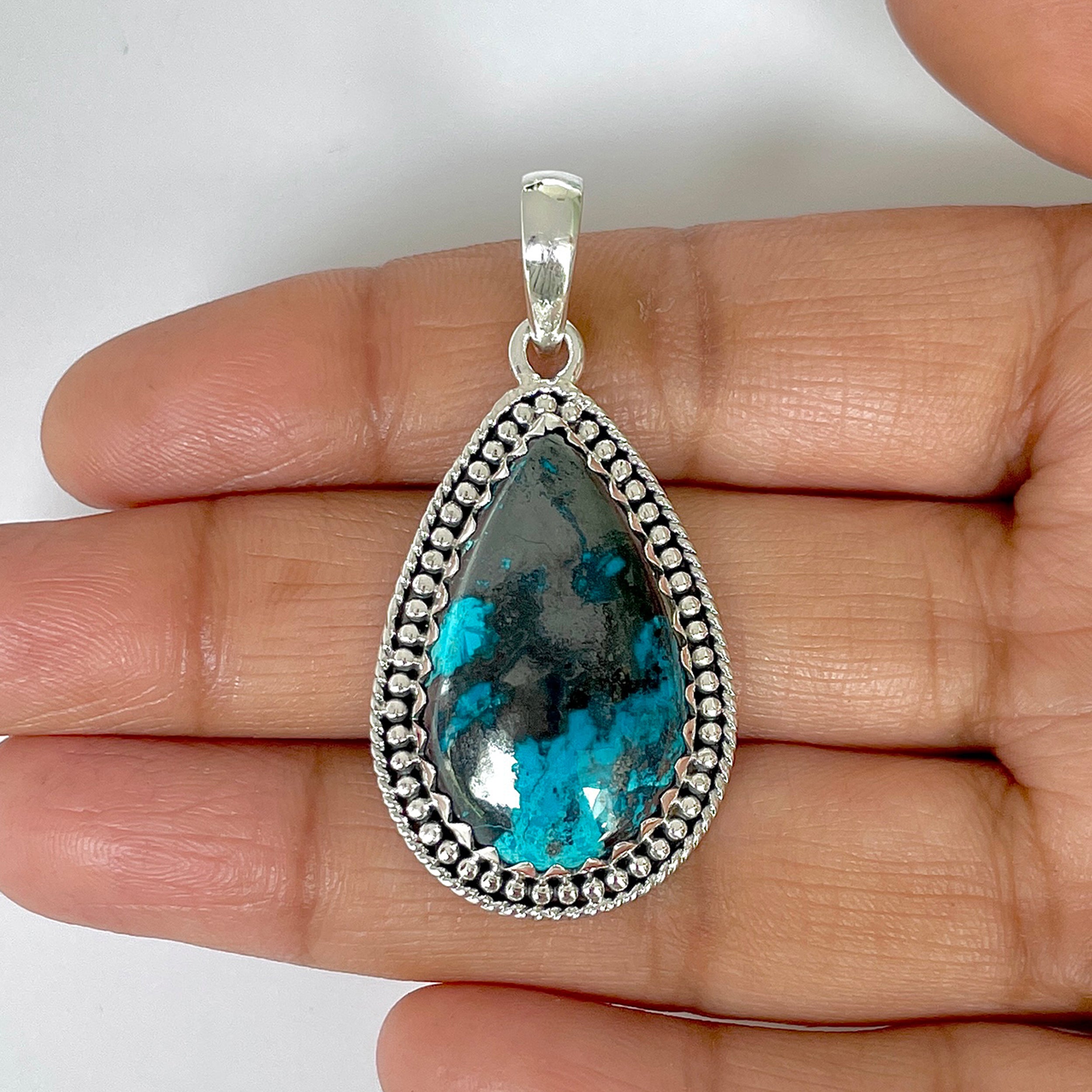 Shattuckite Pendant-(STK-1-45)
