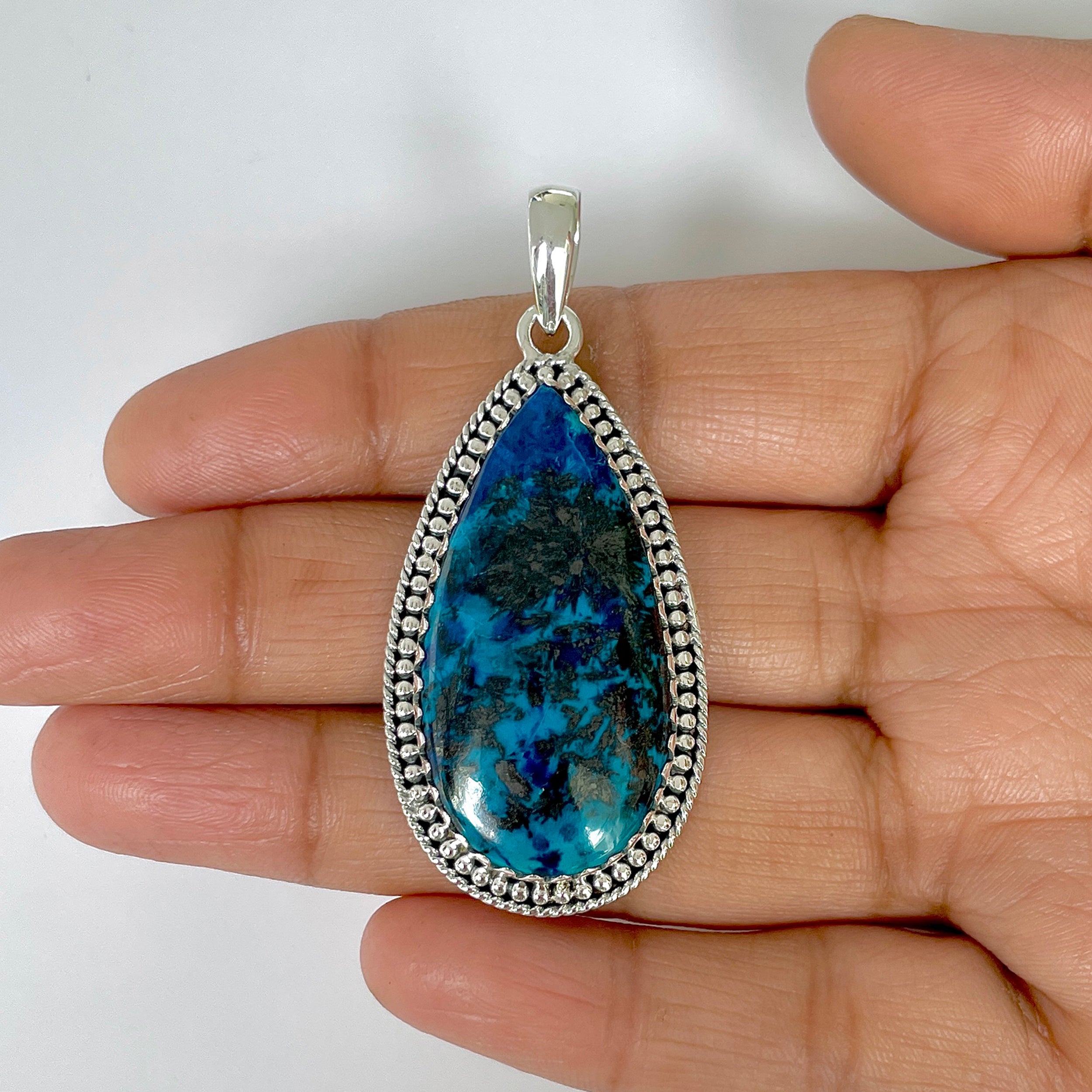 Shattuckite Pendant-(STK-1-47)