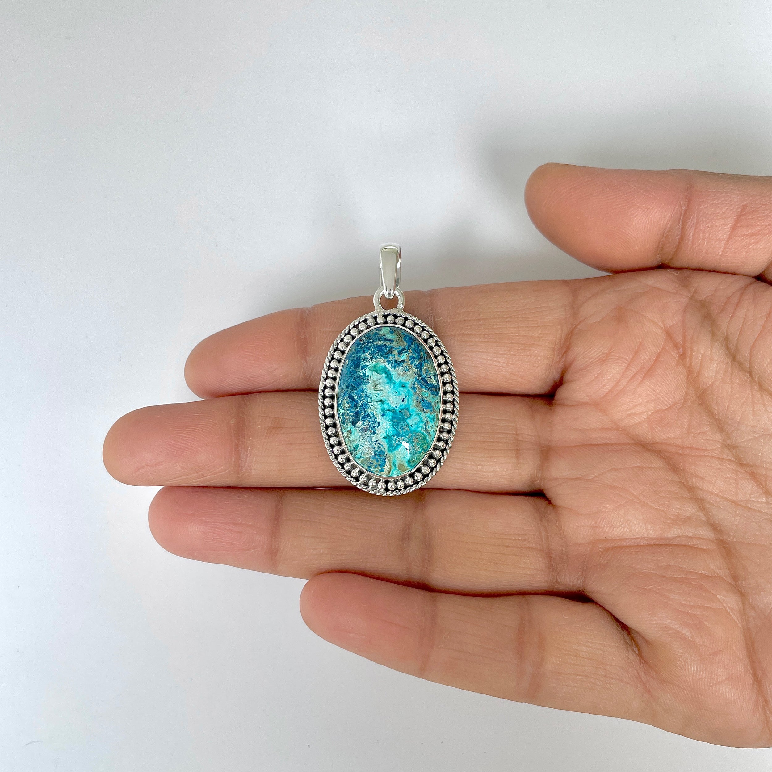 Shattuckite Pendant-(STK-1-6)