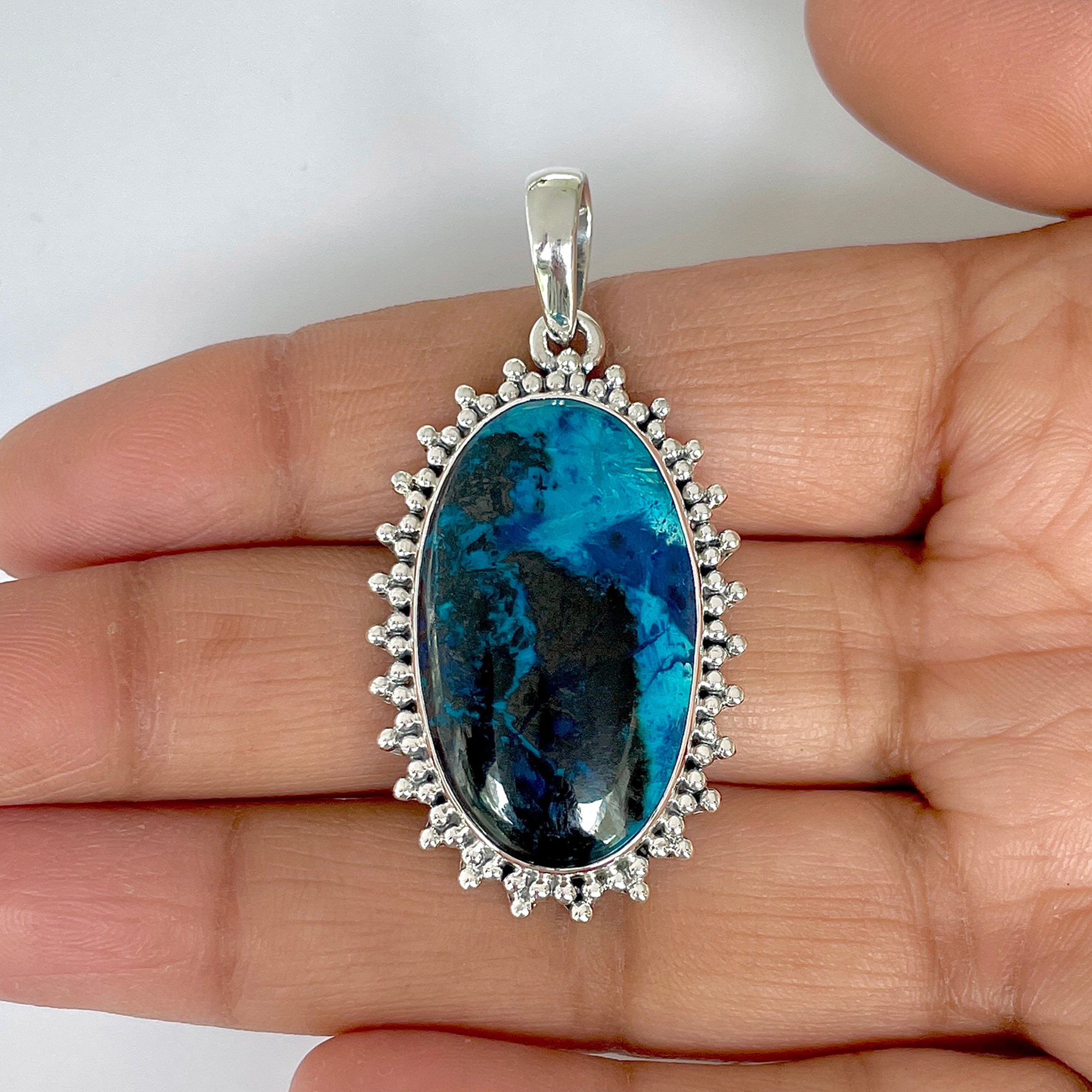 Shattuckite Pendant-(STK-1-8)