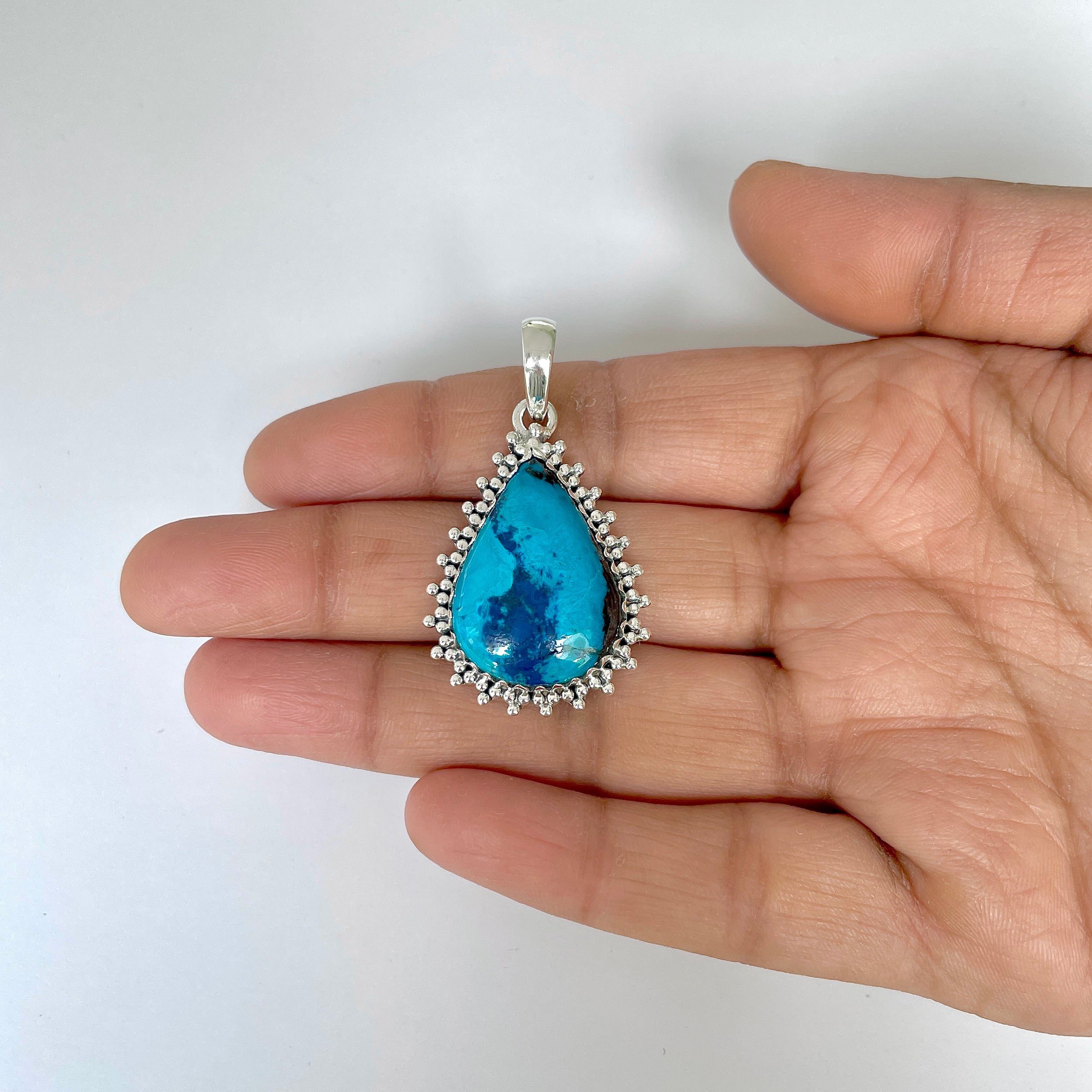 Shattuckite Pendant-(STK-1-9)