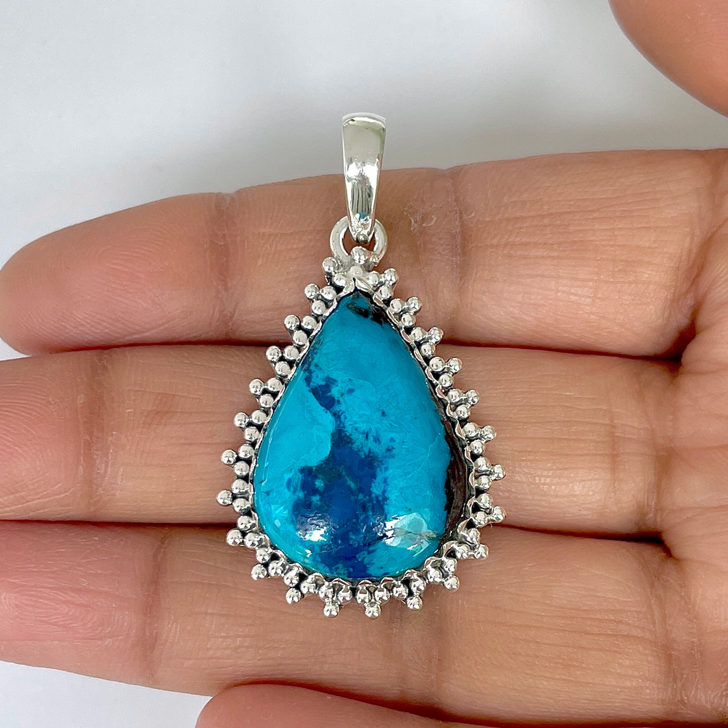 Shattuckite Pendant-(STK-1-9)