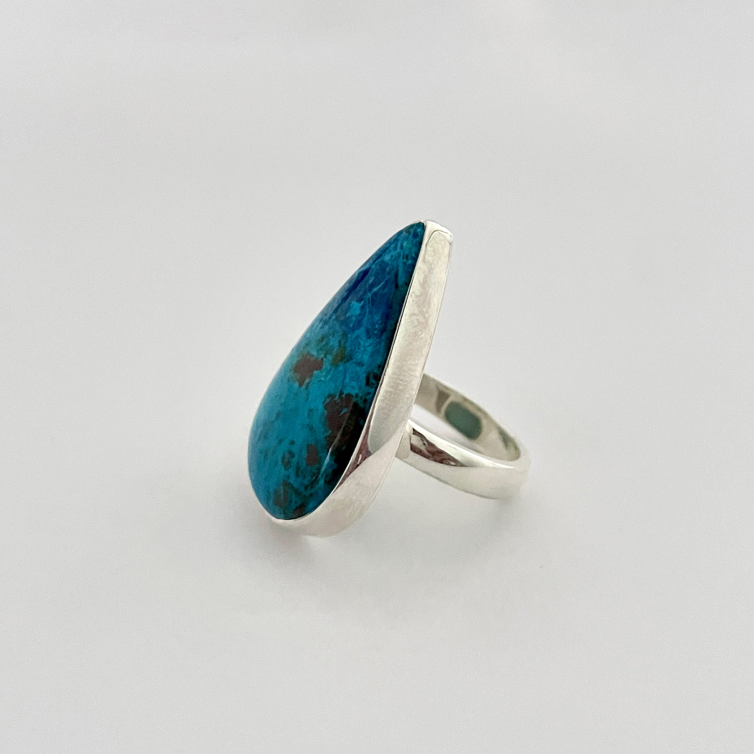 Shattuckite Ring-(STK-2-1)