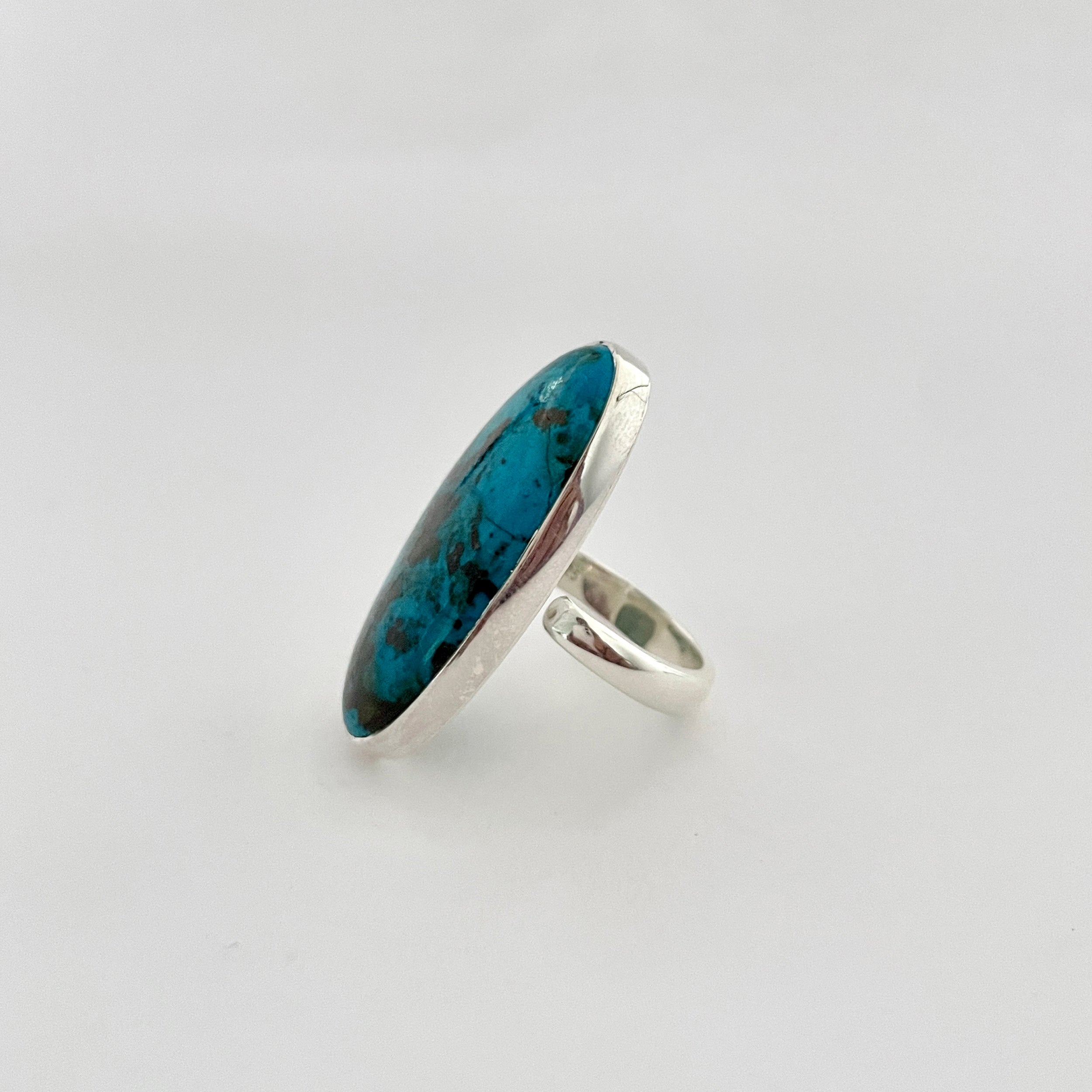 Shattuckite Ring-(STK-2-10)