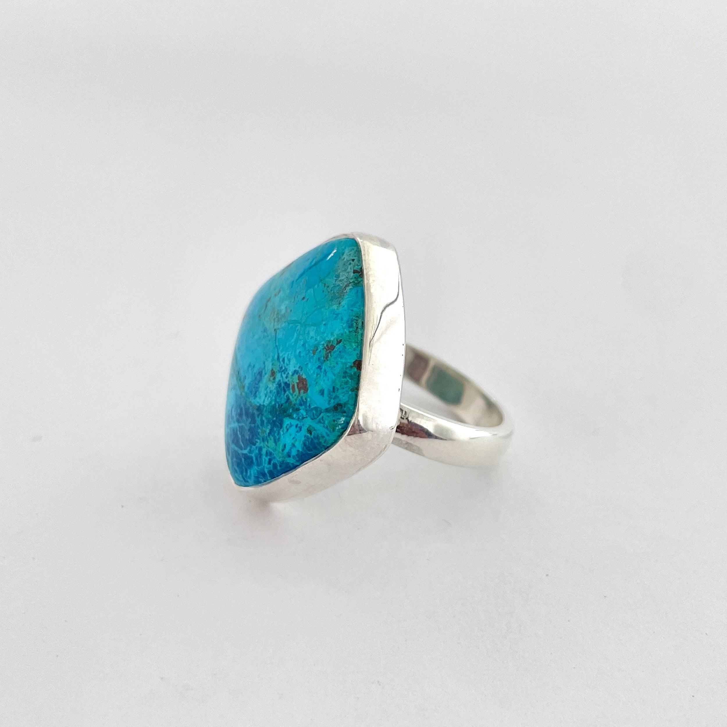 Shattuckite Ring-(STK-2-11)