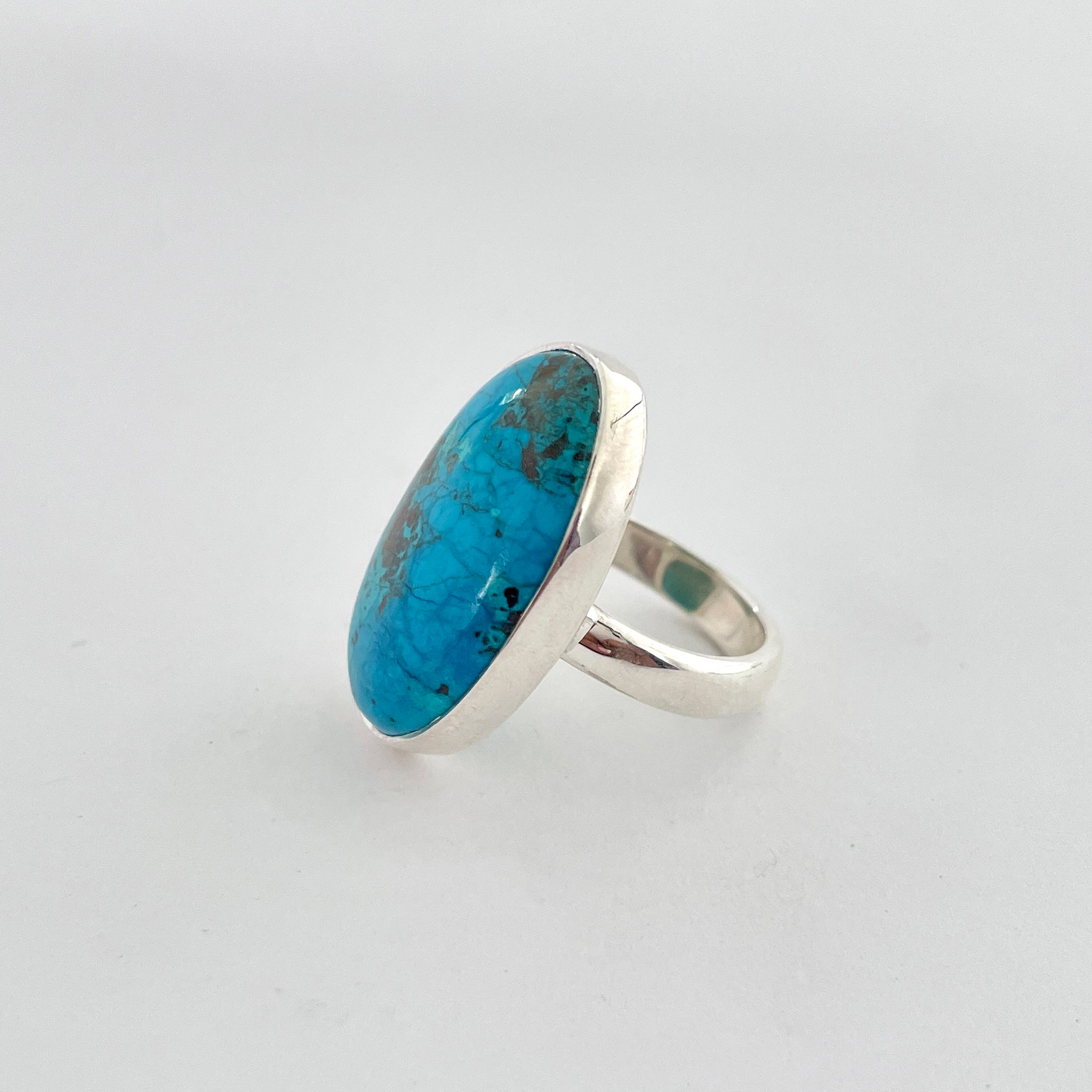 Shattuckite Ring-(STK-2-12)