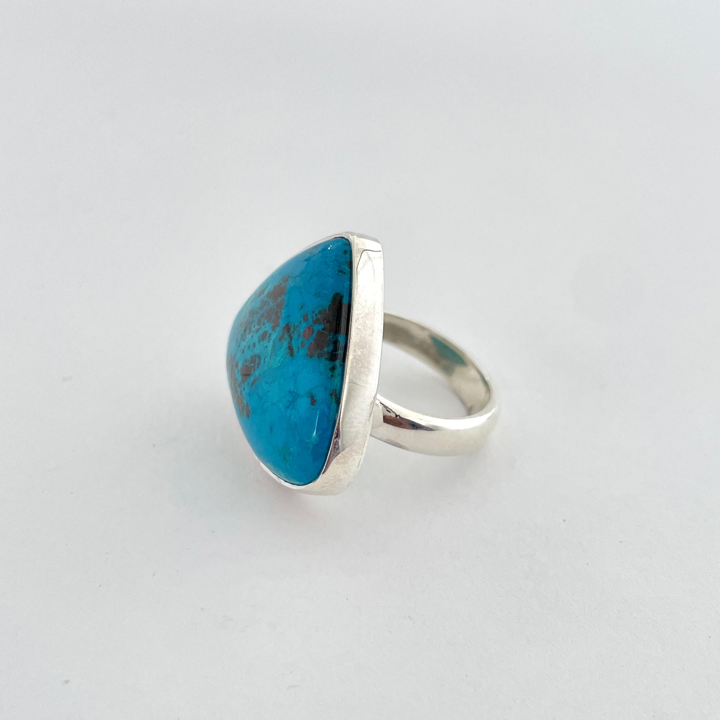 Shattuckite Ring-(STK-2-13)