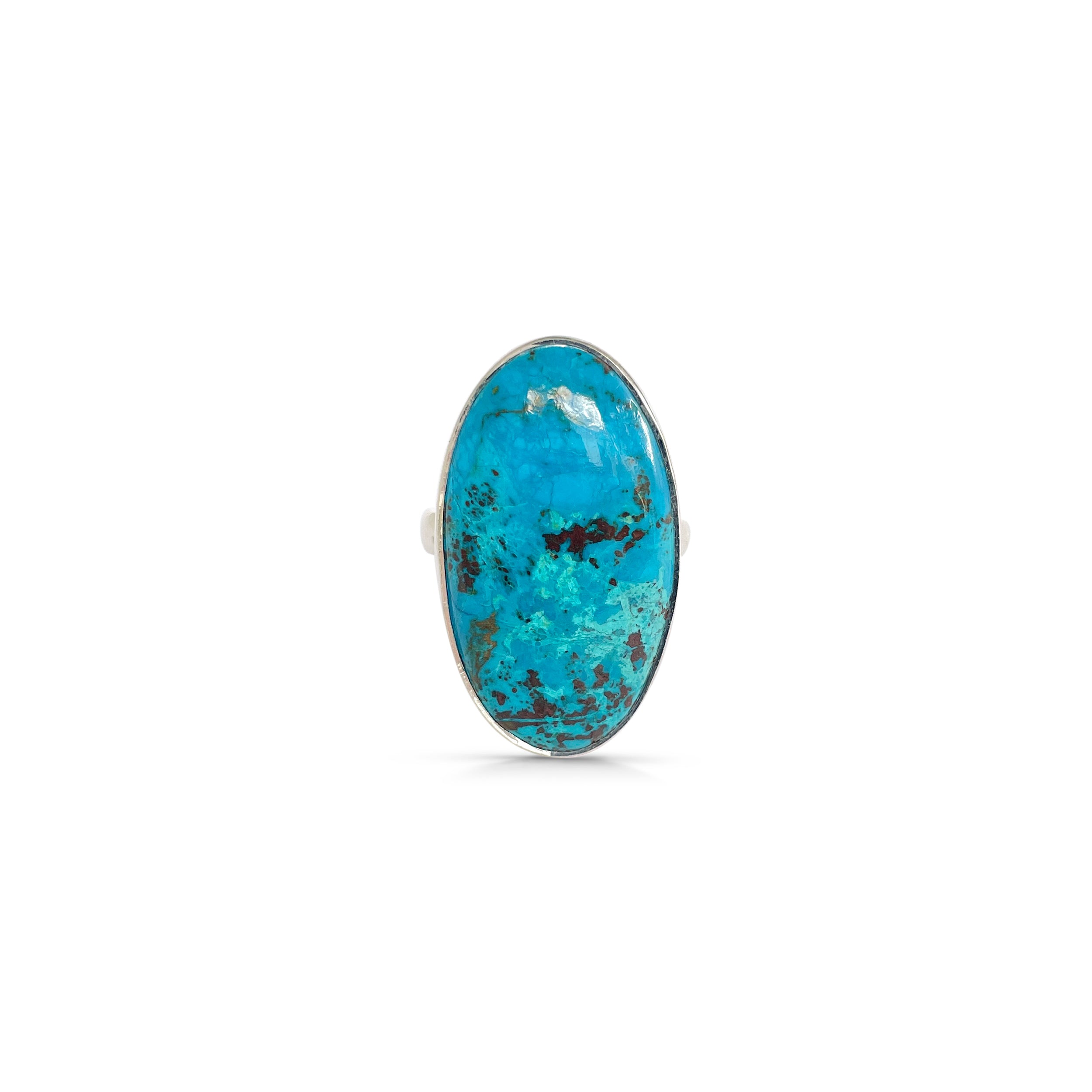 Shattuckite Ring-(STK-2-14)