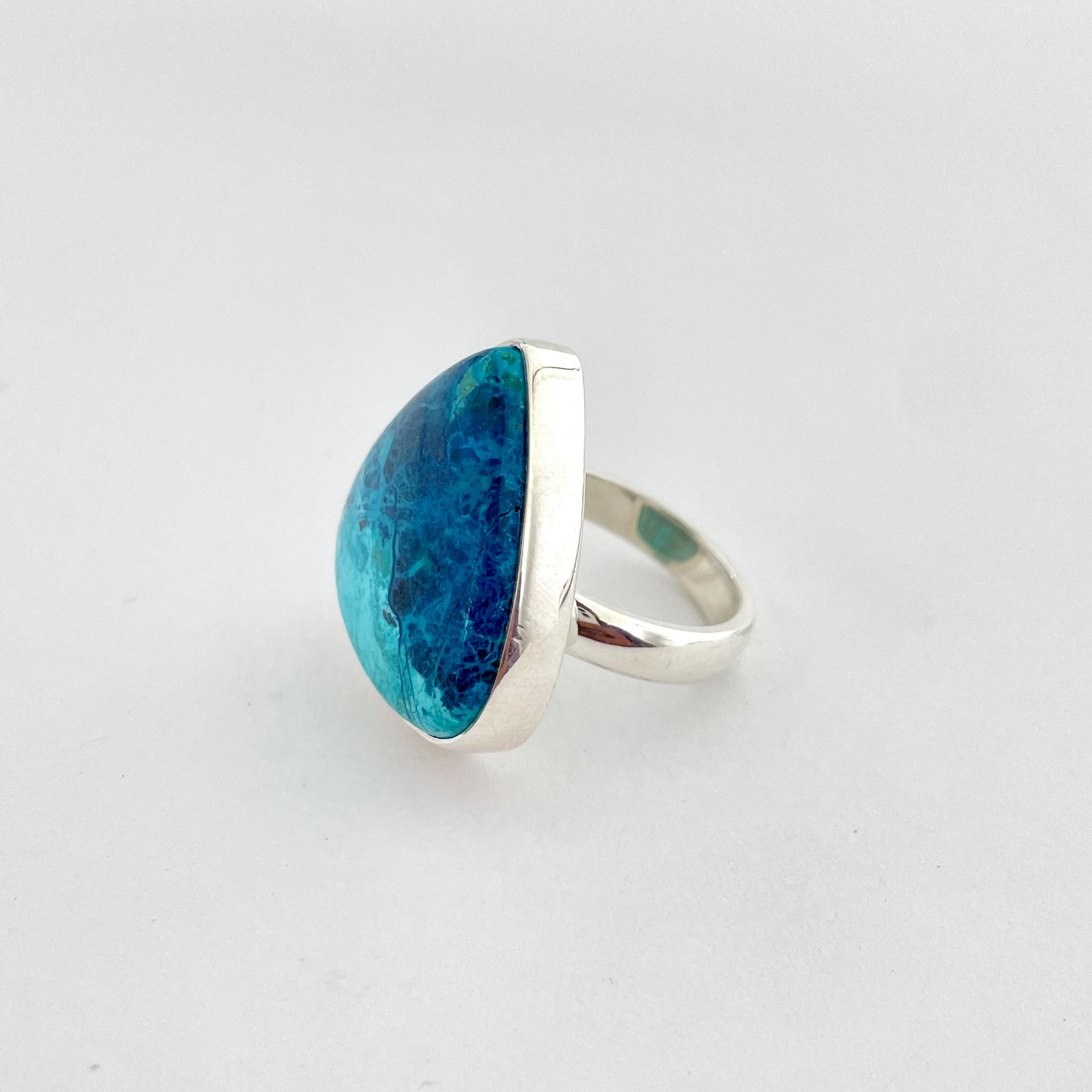 Shattuckite Ring-(STK-2-2)