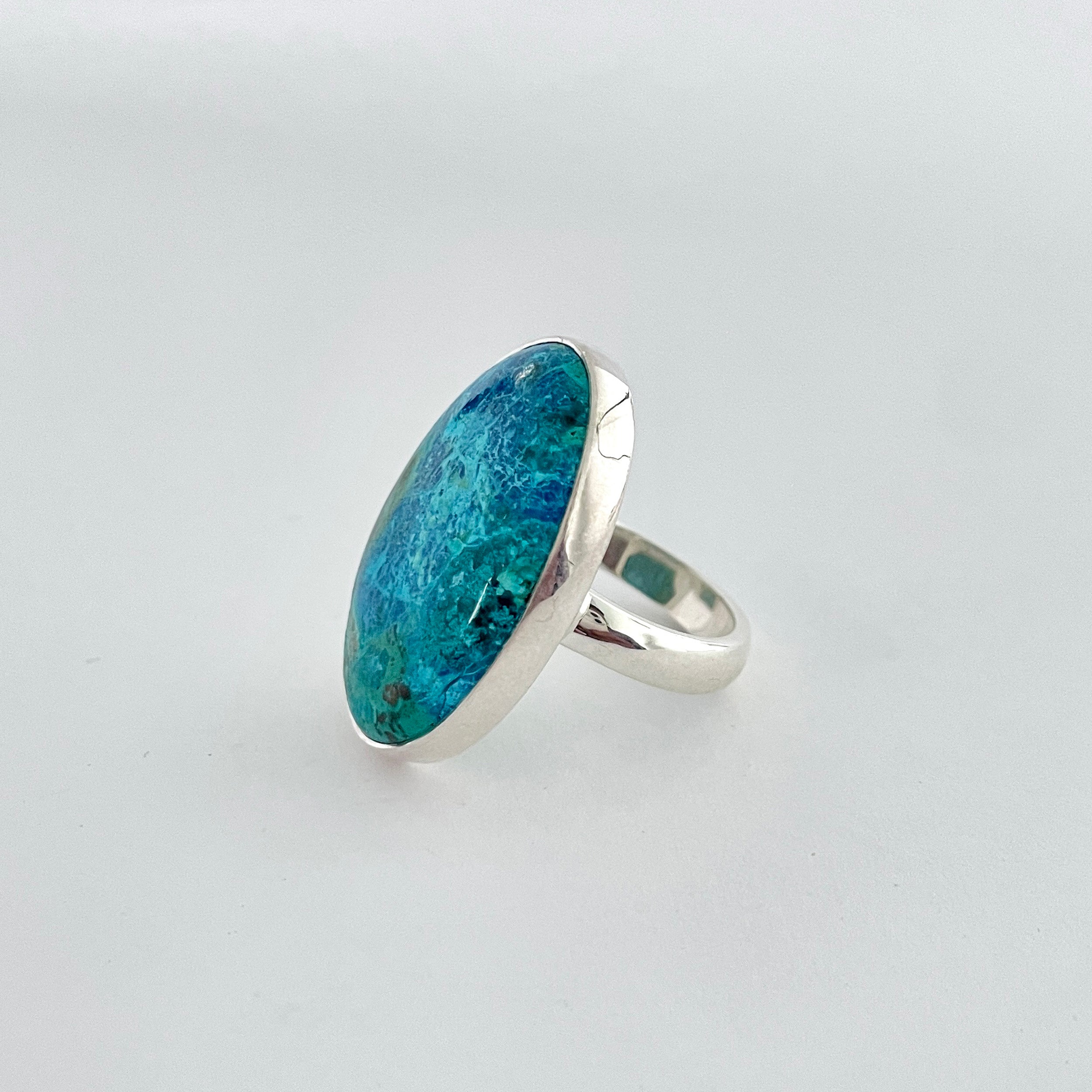 Shattuckite Ring-(STK-2-23)